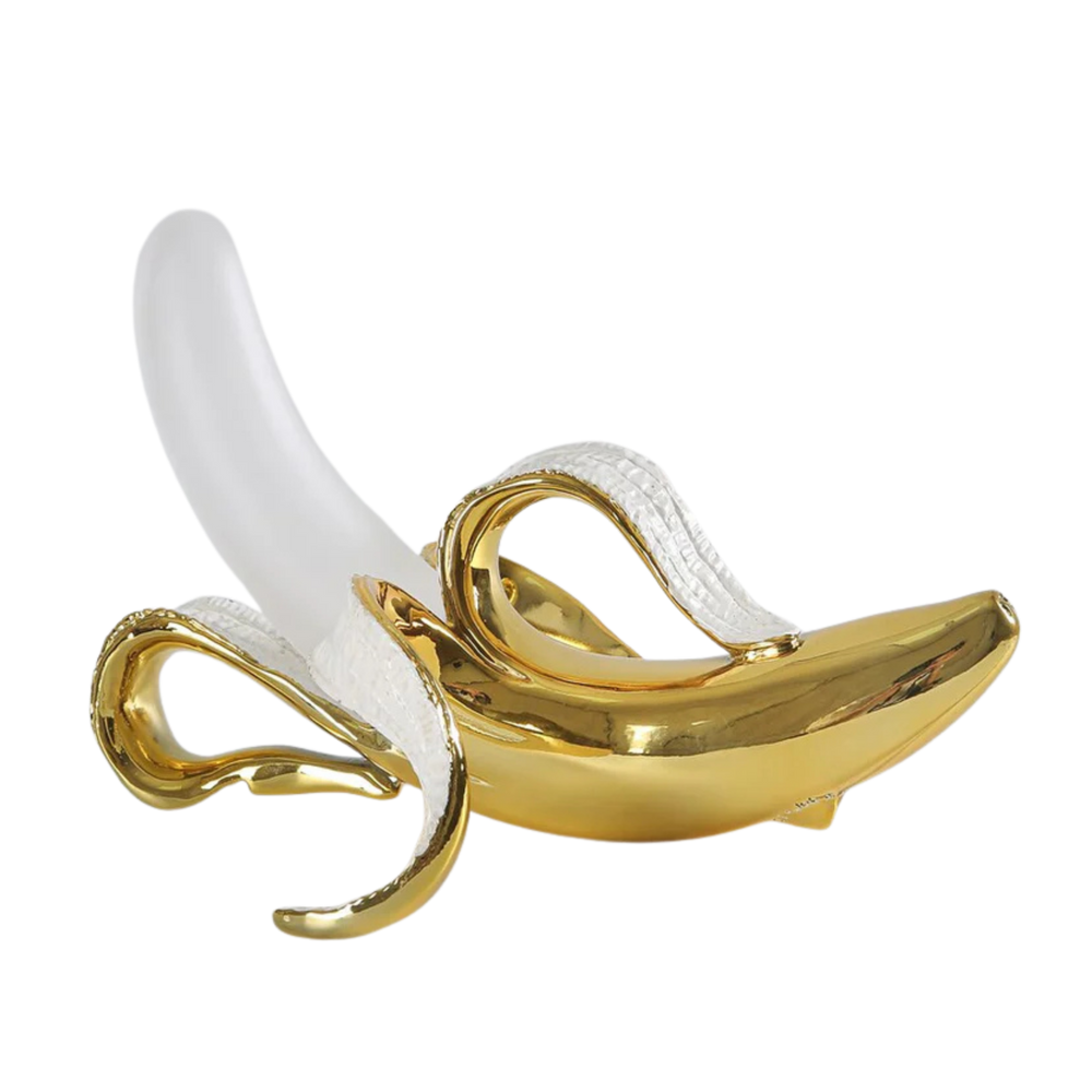 Art-Deco Bananenförmige LED Tischlampe