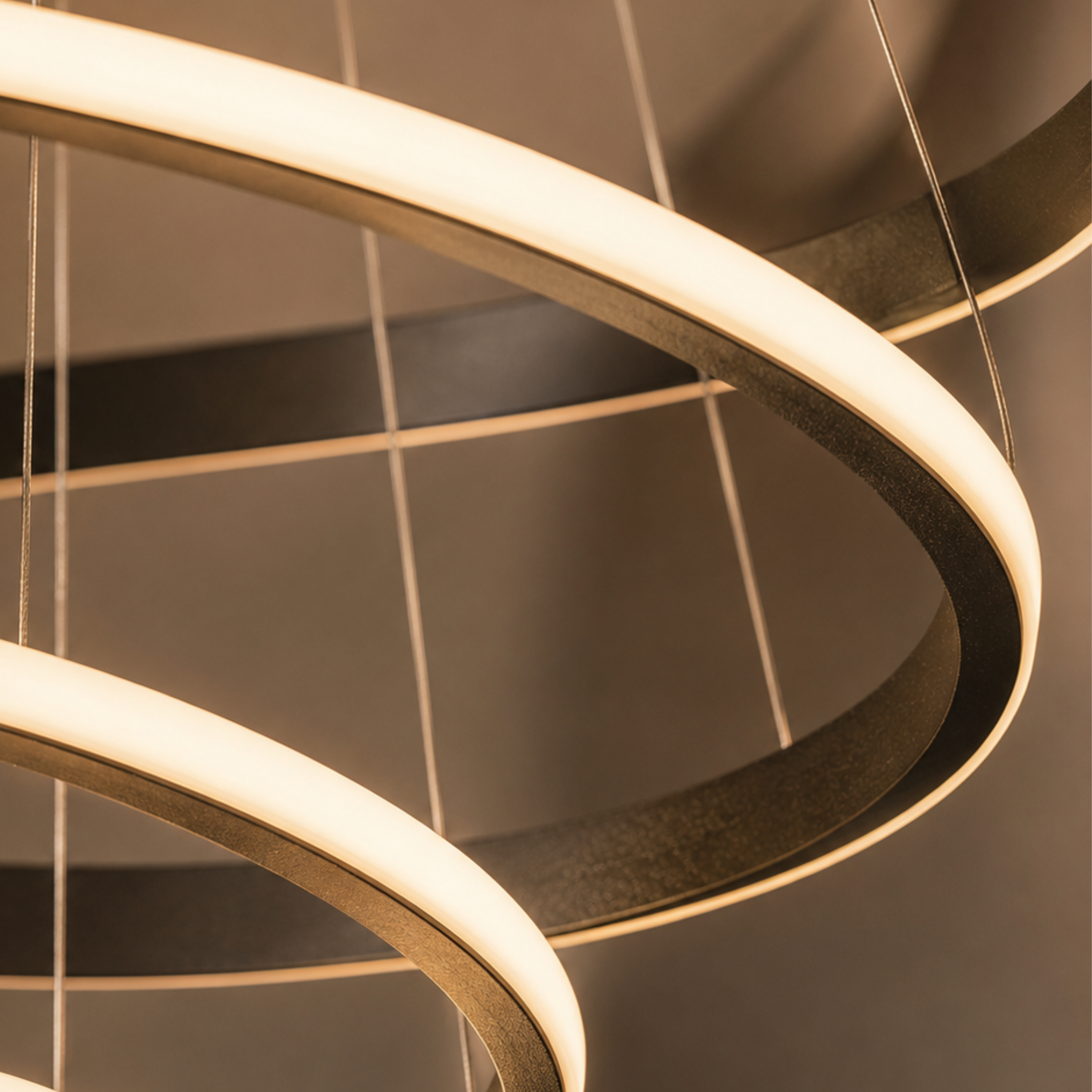 Moderner LED Ring Kronleuchter