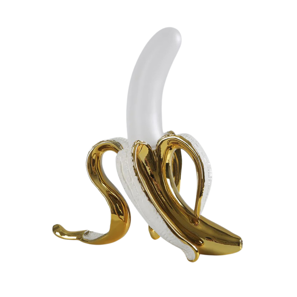 Art-Deco Bananenförmige LED Tischlampe