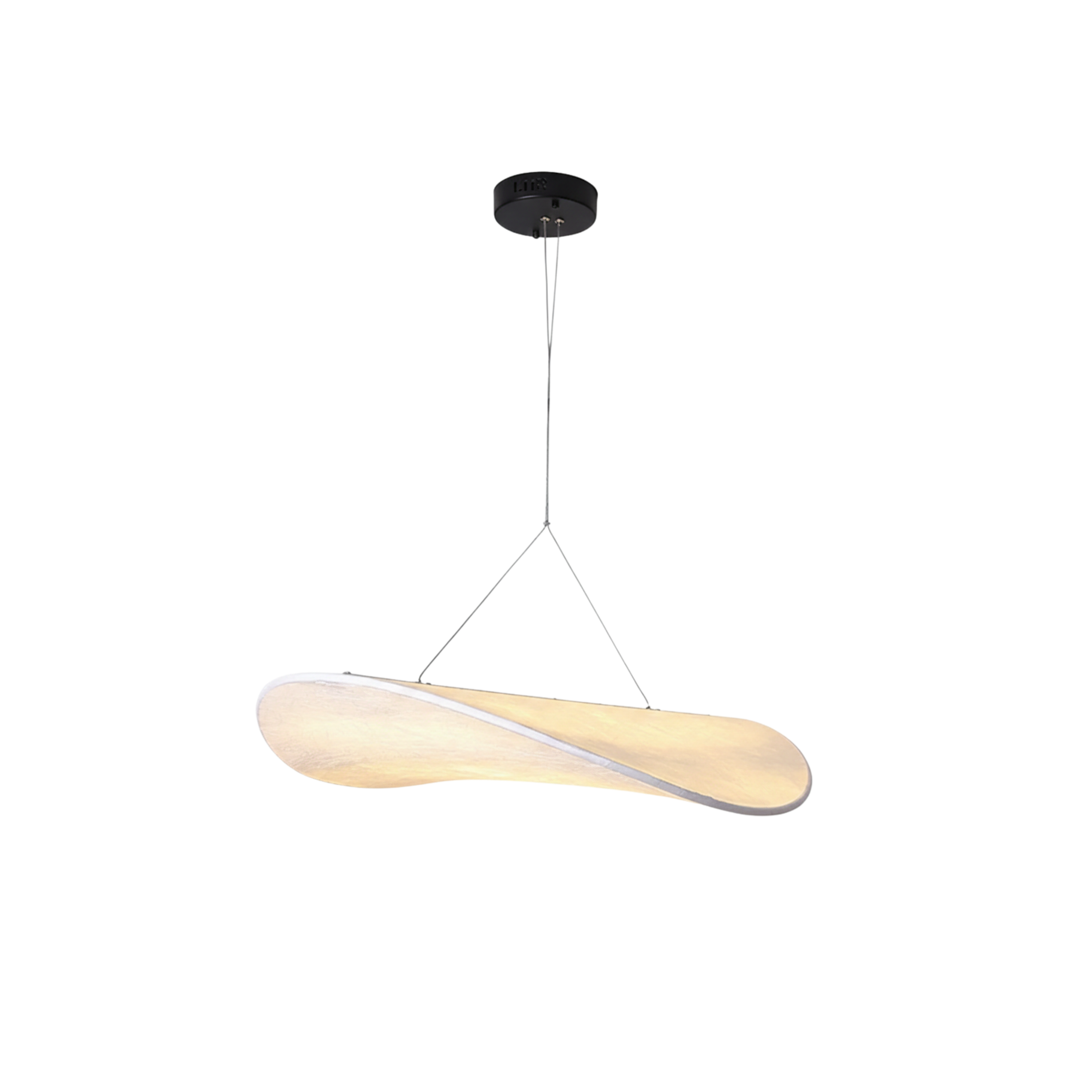 Japandi Seiden LED Pendelleuchte