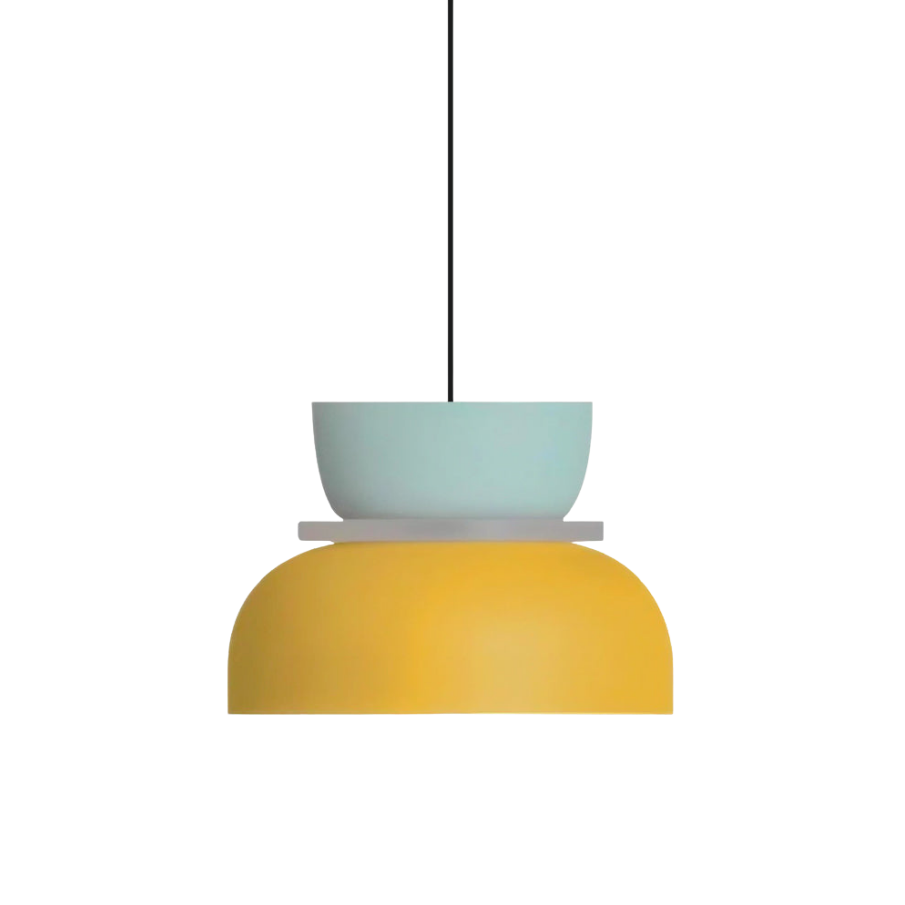 Farbige Schalenförmige Pendelleuchte