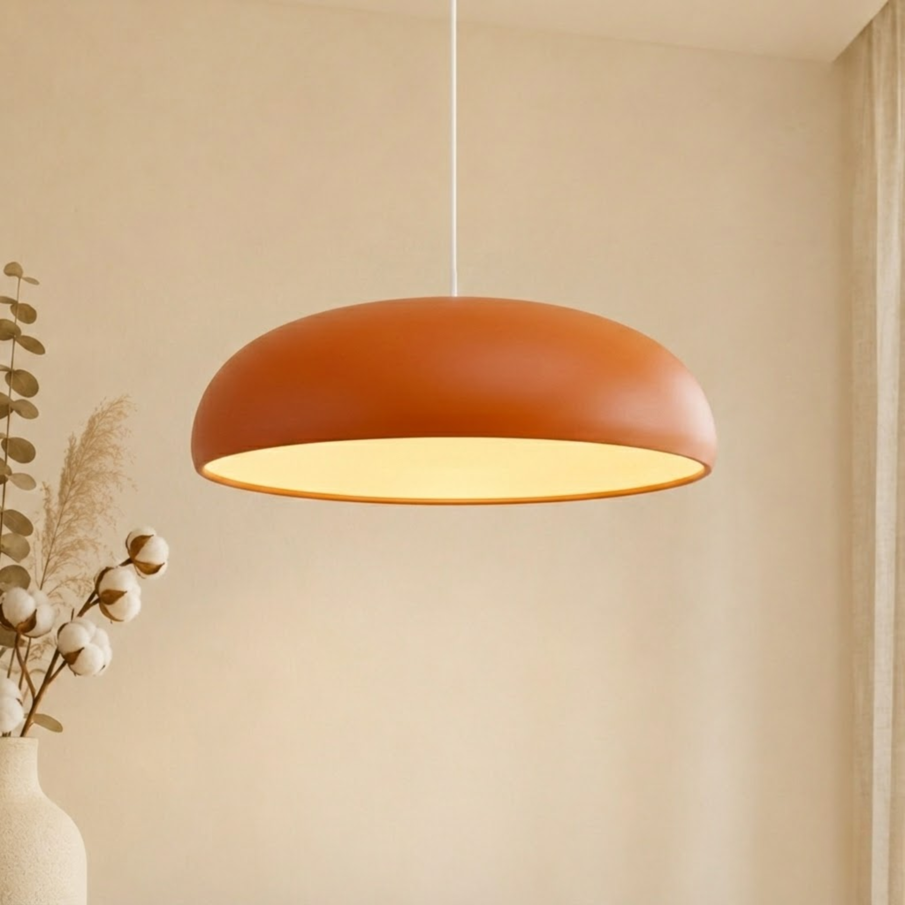 Minimalistische Aluminium Scheiben Pendelleuchte