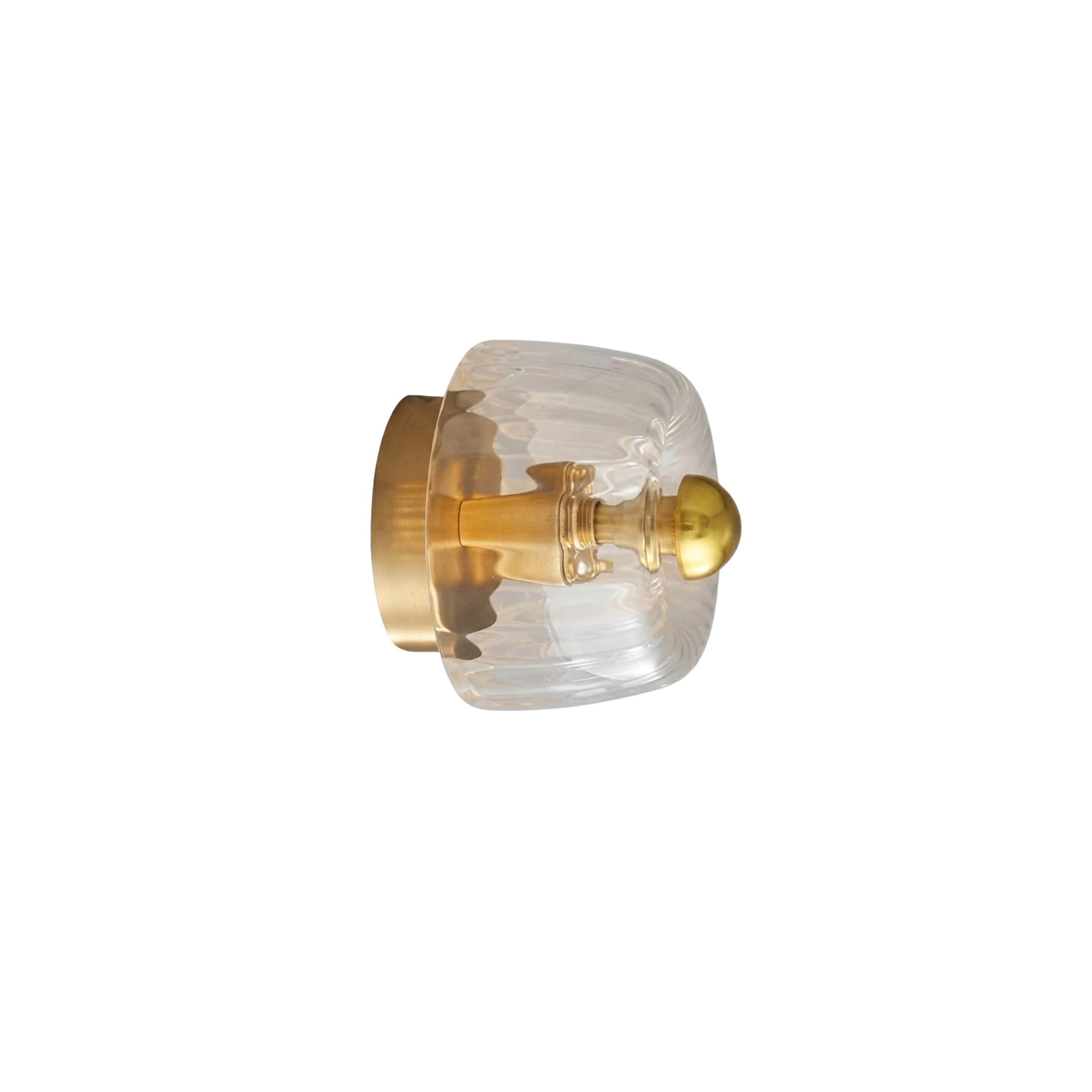 Skandinavische LED Glas Wandlampe