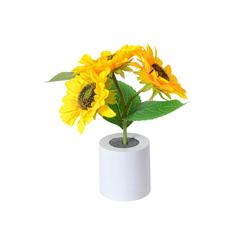 Dekorative Sonnenblumen Tischlampe