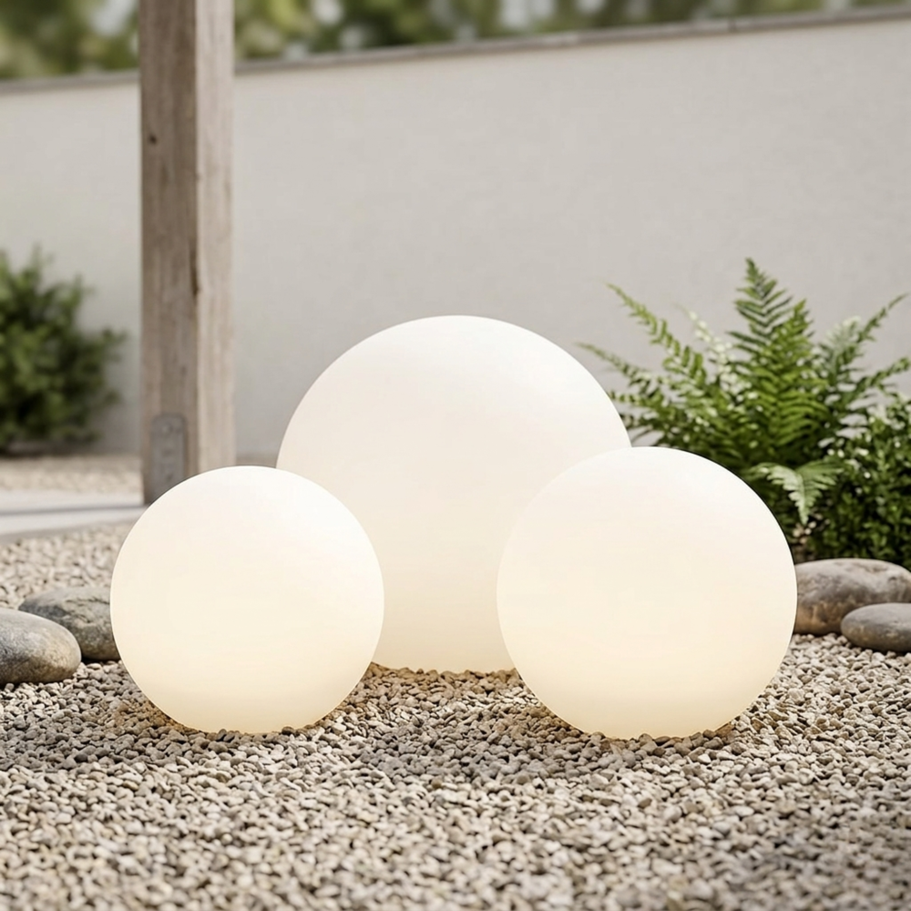 LED Kreis Gartenleuchte