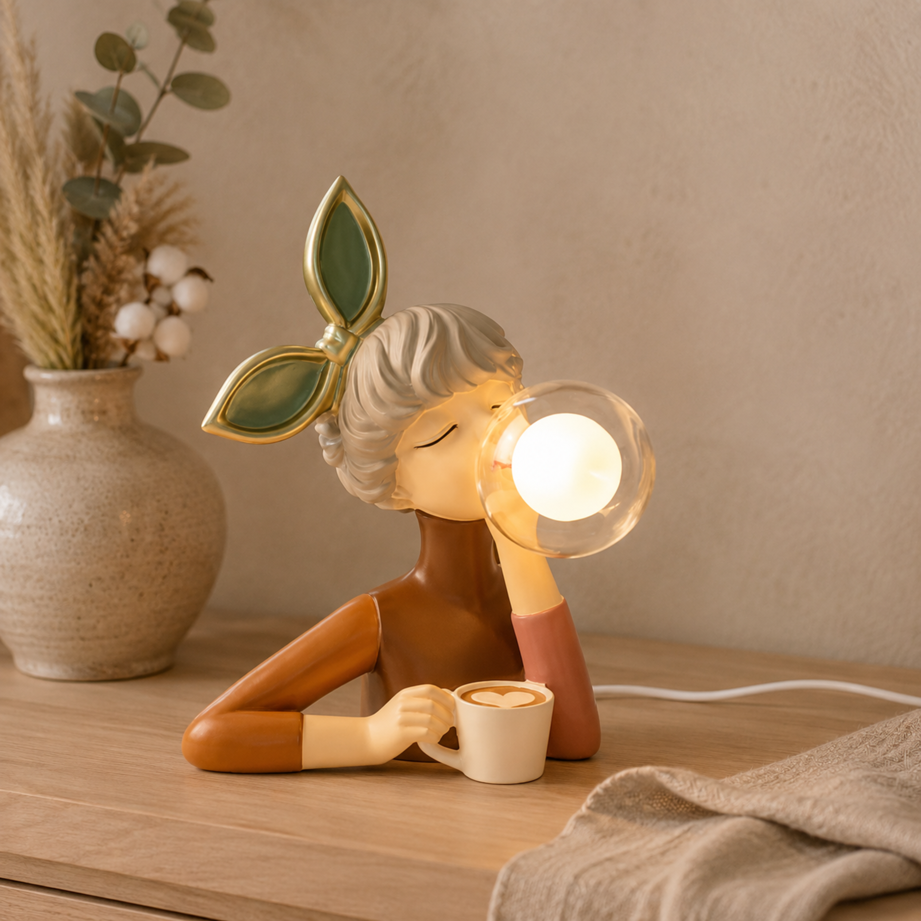 Dekorative Figuren Tischlampe