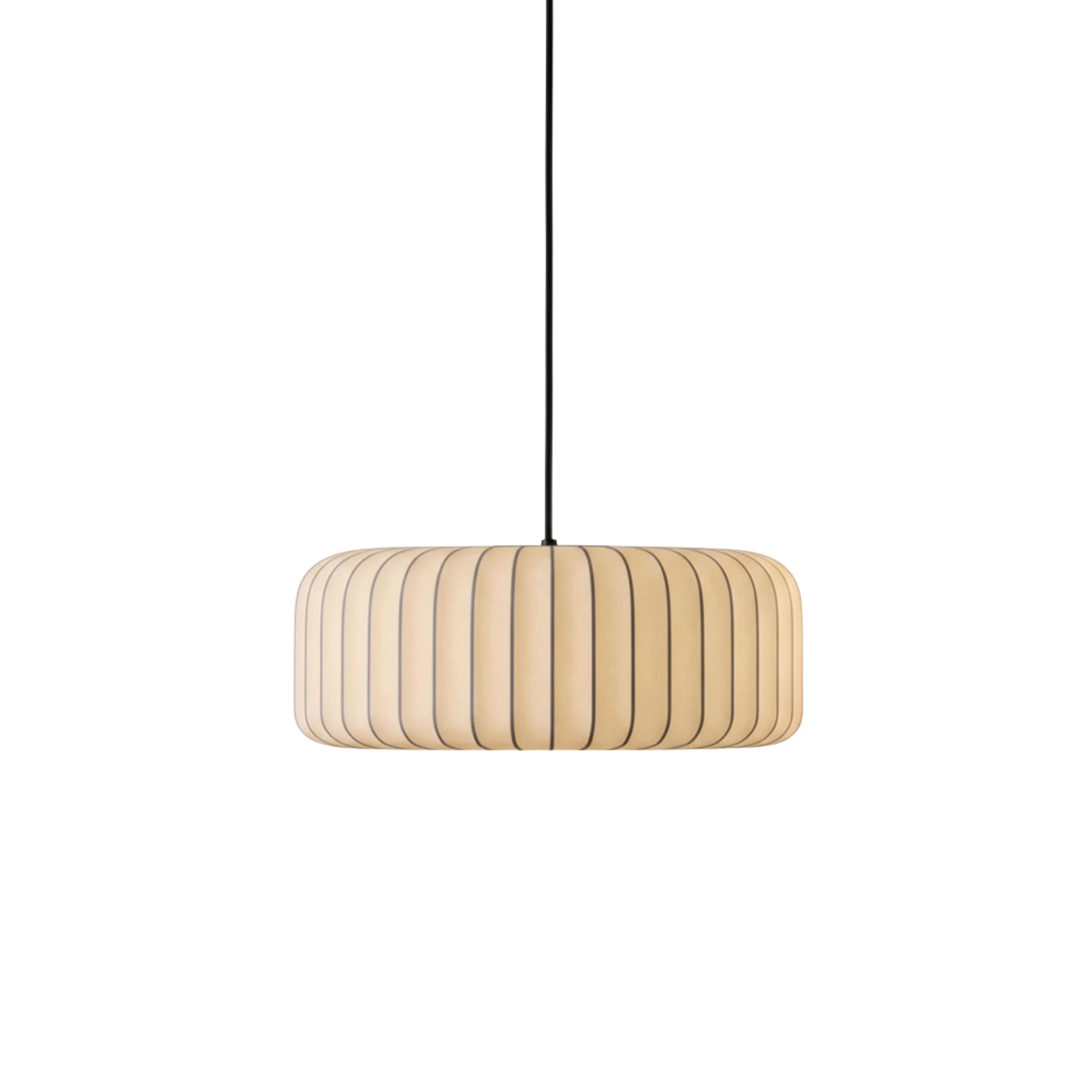 Moderne Stoff Pendelleuchte