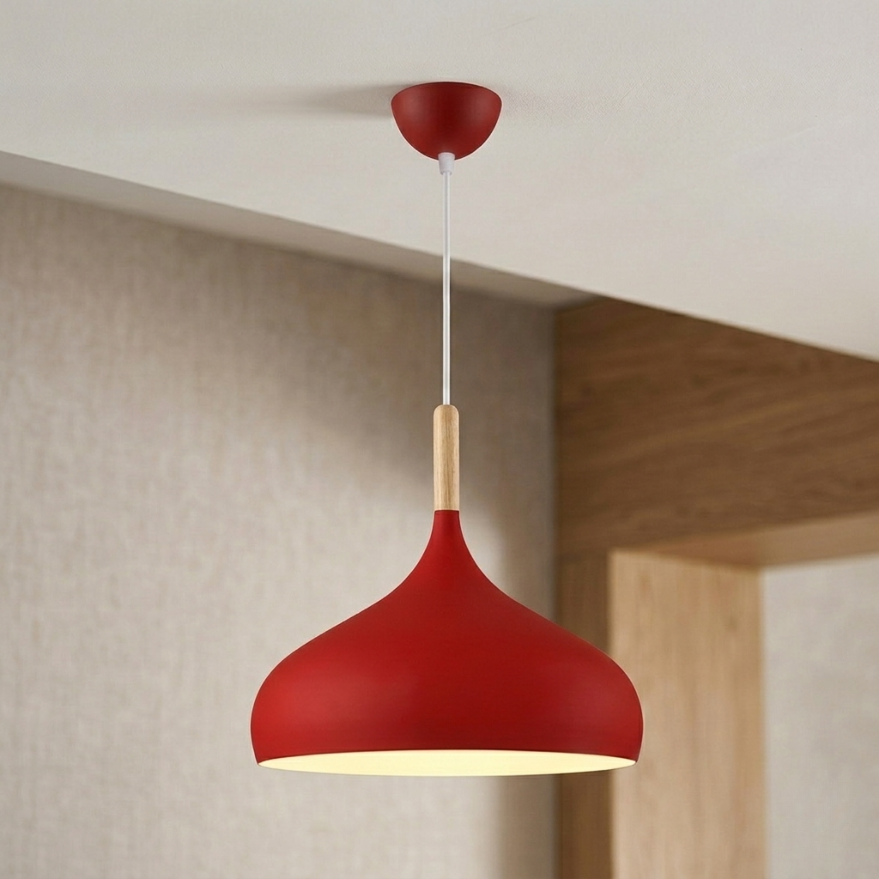 Nordische Farbige LED Pendelleuchte