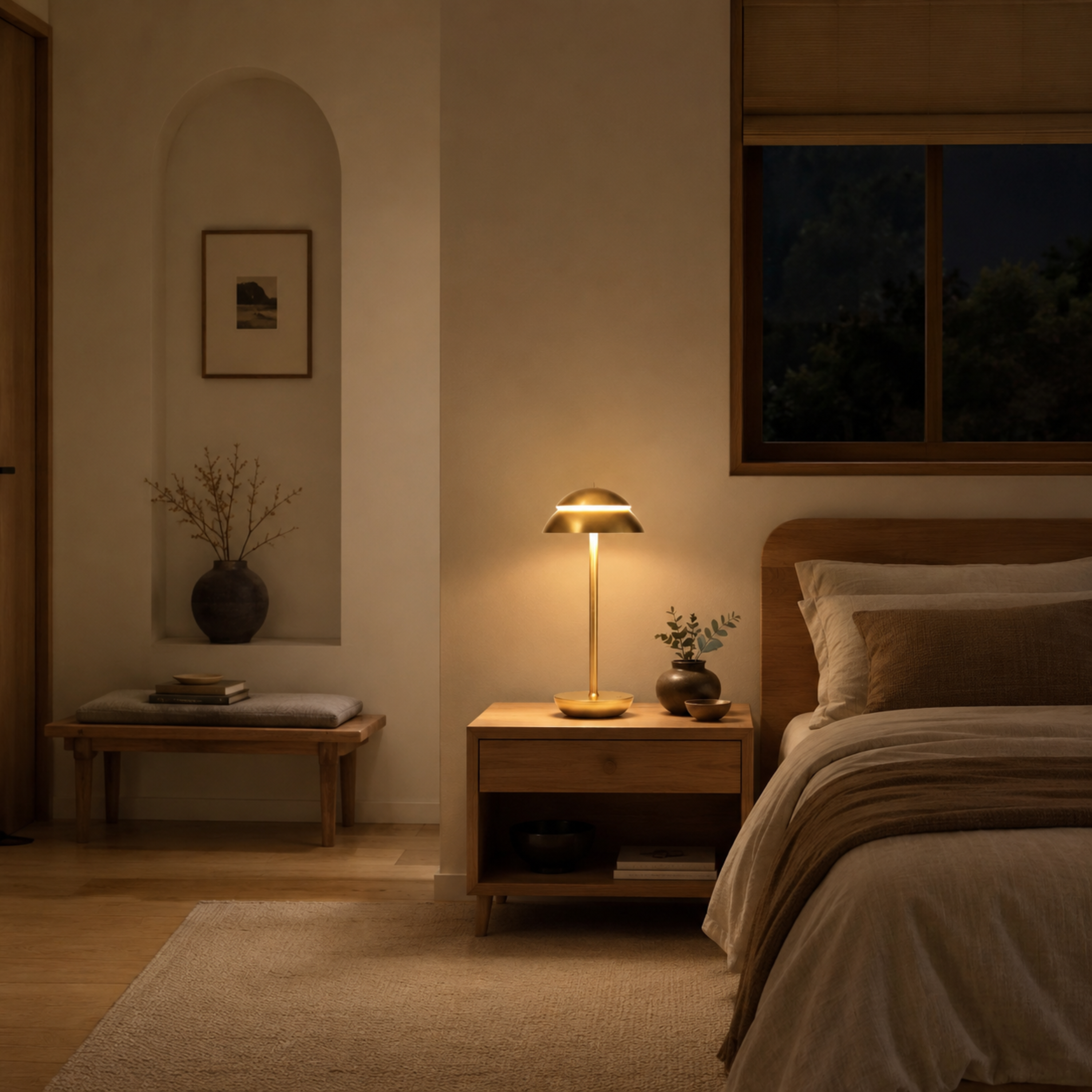 Dimmbare Leuchtende Tischlampe