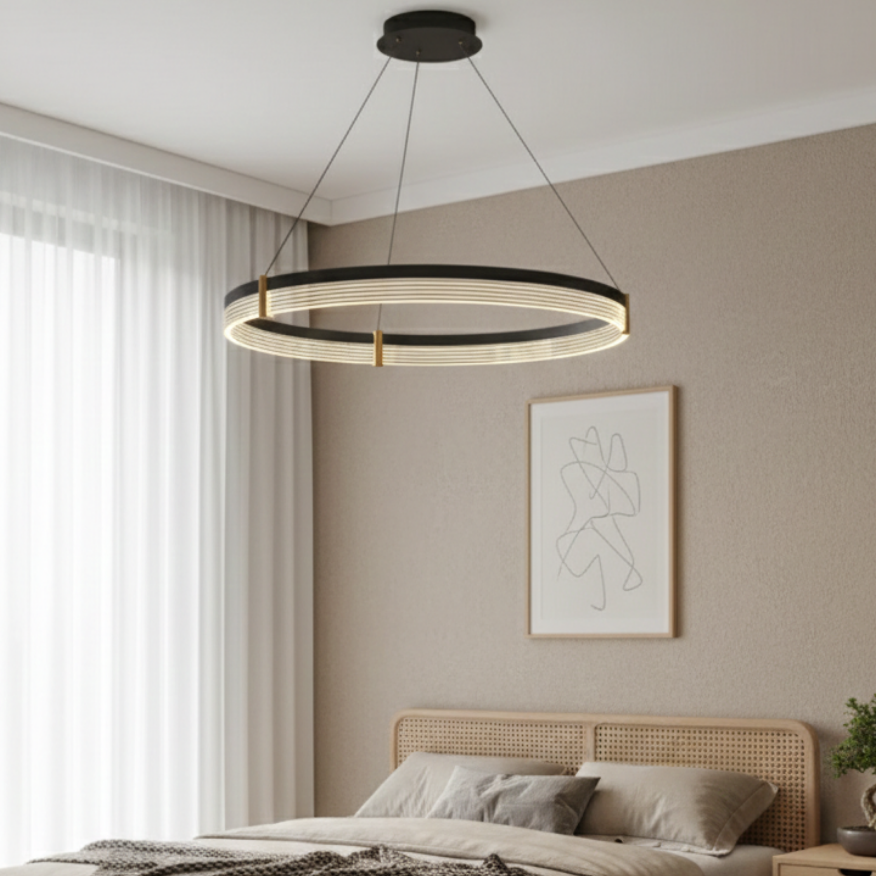 Moderne LED Kronleuchter Deckenleuchte