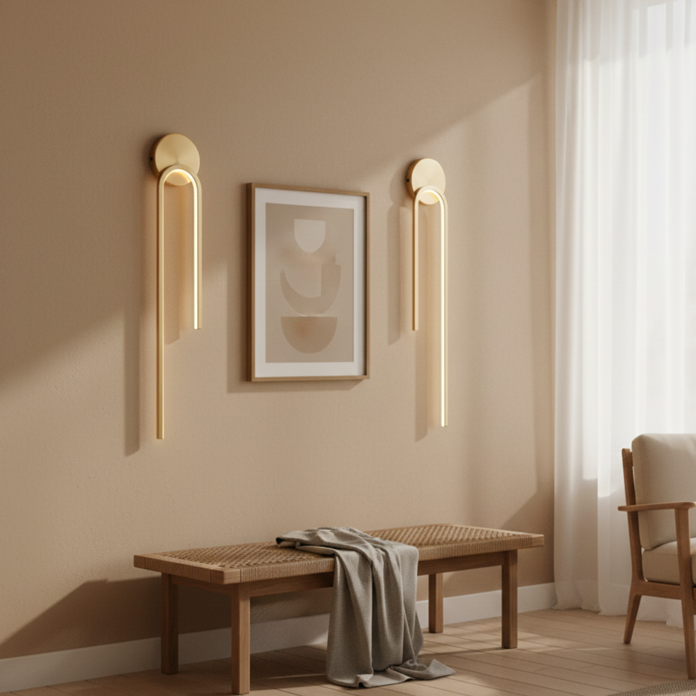 Moderne LED Wandlampe für Innenräume