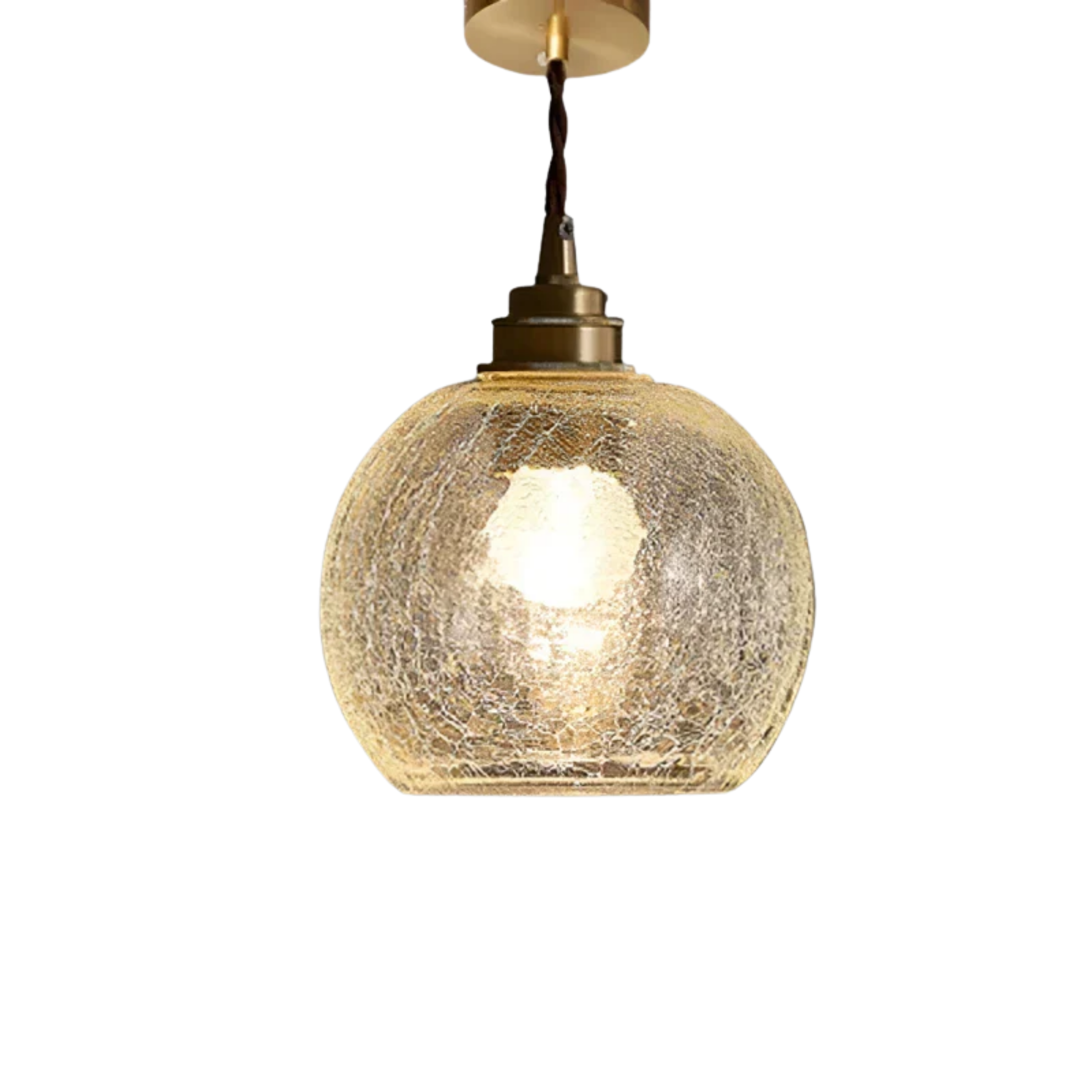 Nordische Retro LED Kristallglas Pendelleuchte