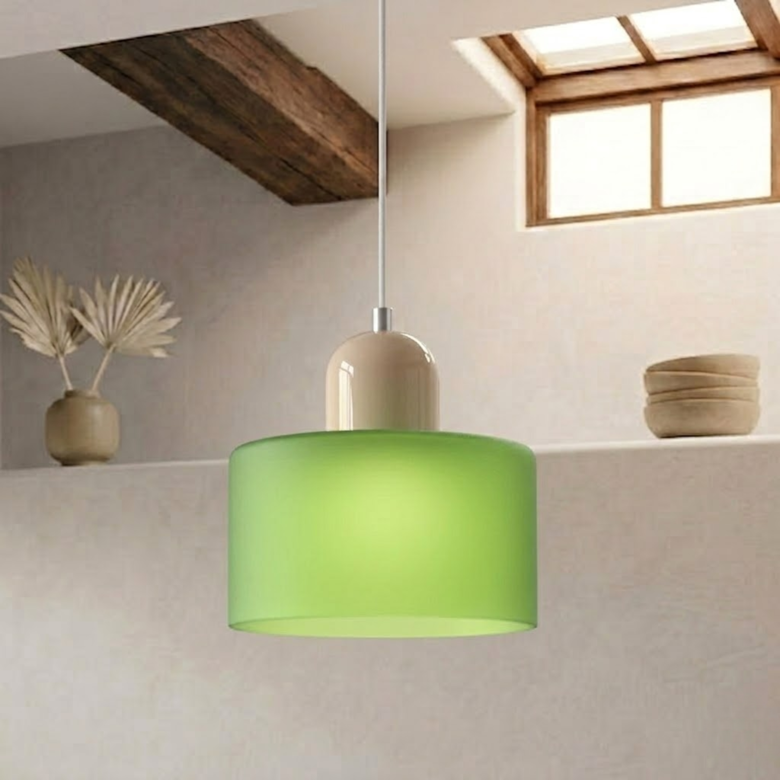 Pendelleuchte mit erweitertem Halo Design