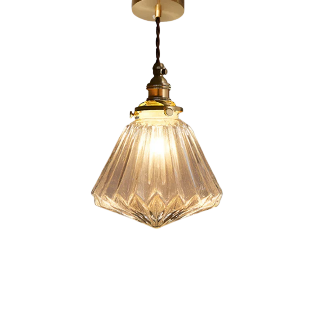 Nordische Retro LED Kristallglas Pendelleuchte