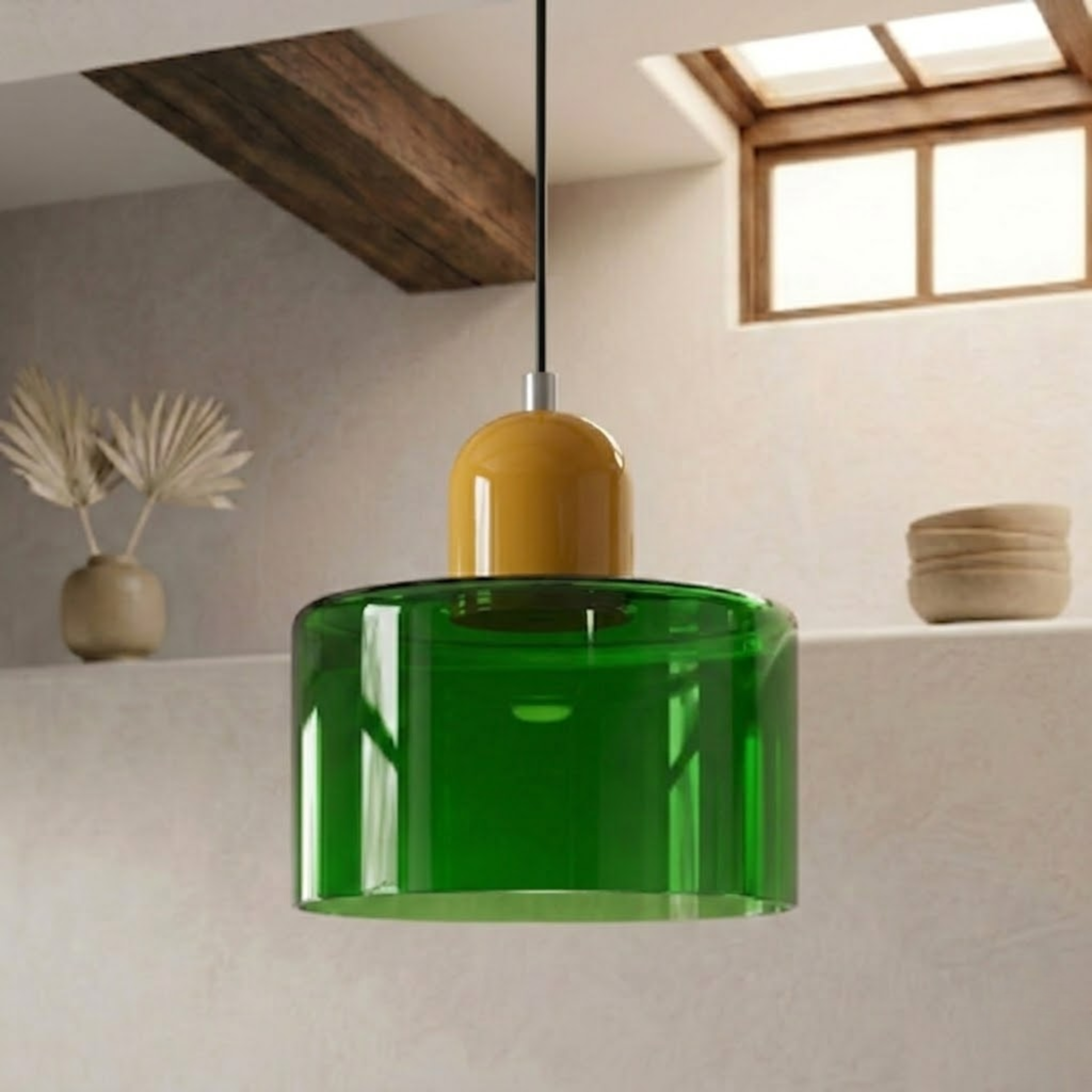 Pendelleuchte mit erweitertem Halo Design
