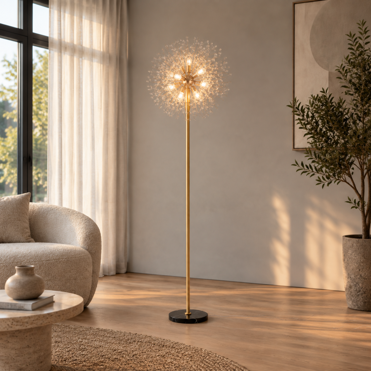 Nordische Löwenzahn Stehlampe