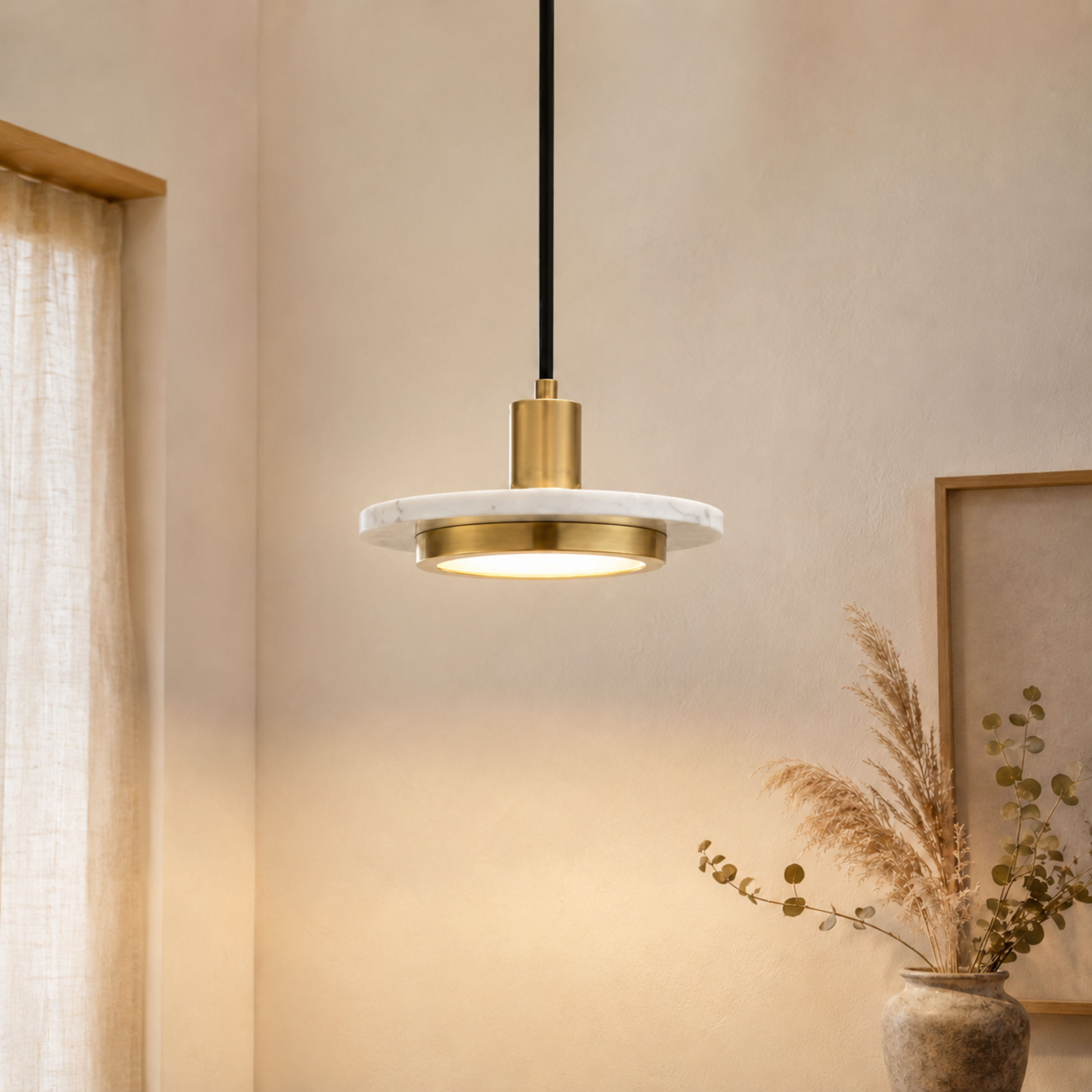 Moderne Glas LED Hängelampe