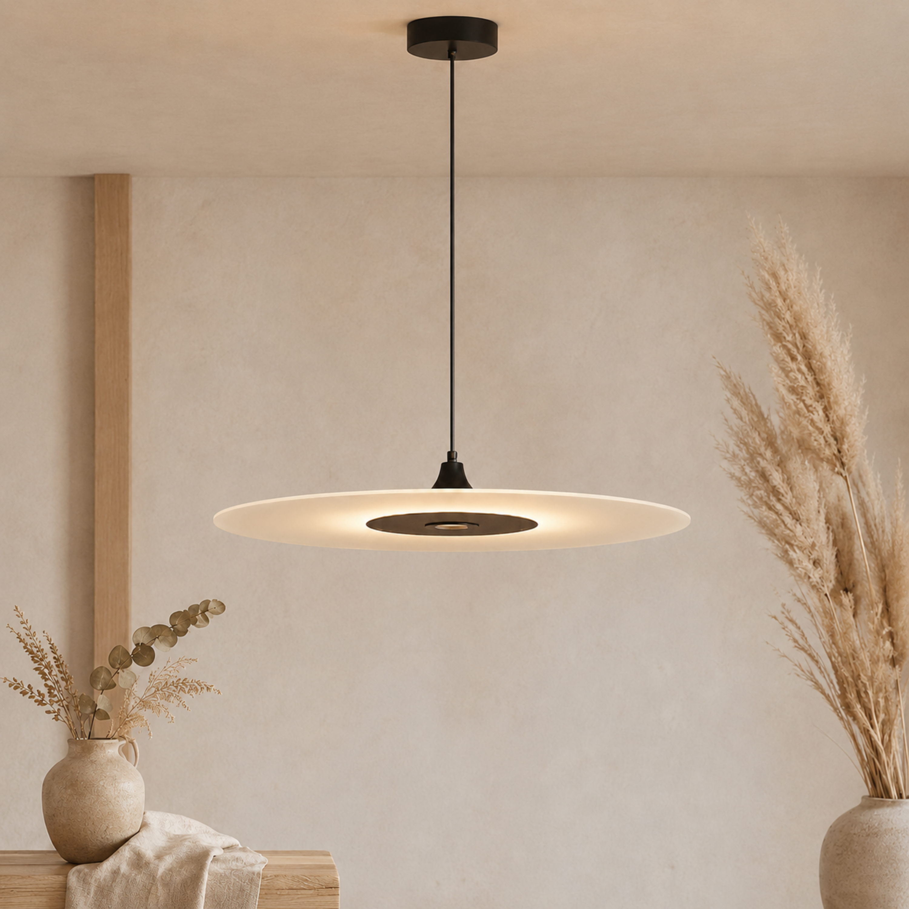 Moderne Schlichte LED Pendelleuchte
