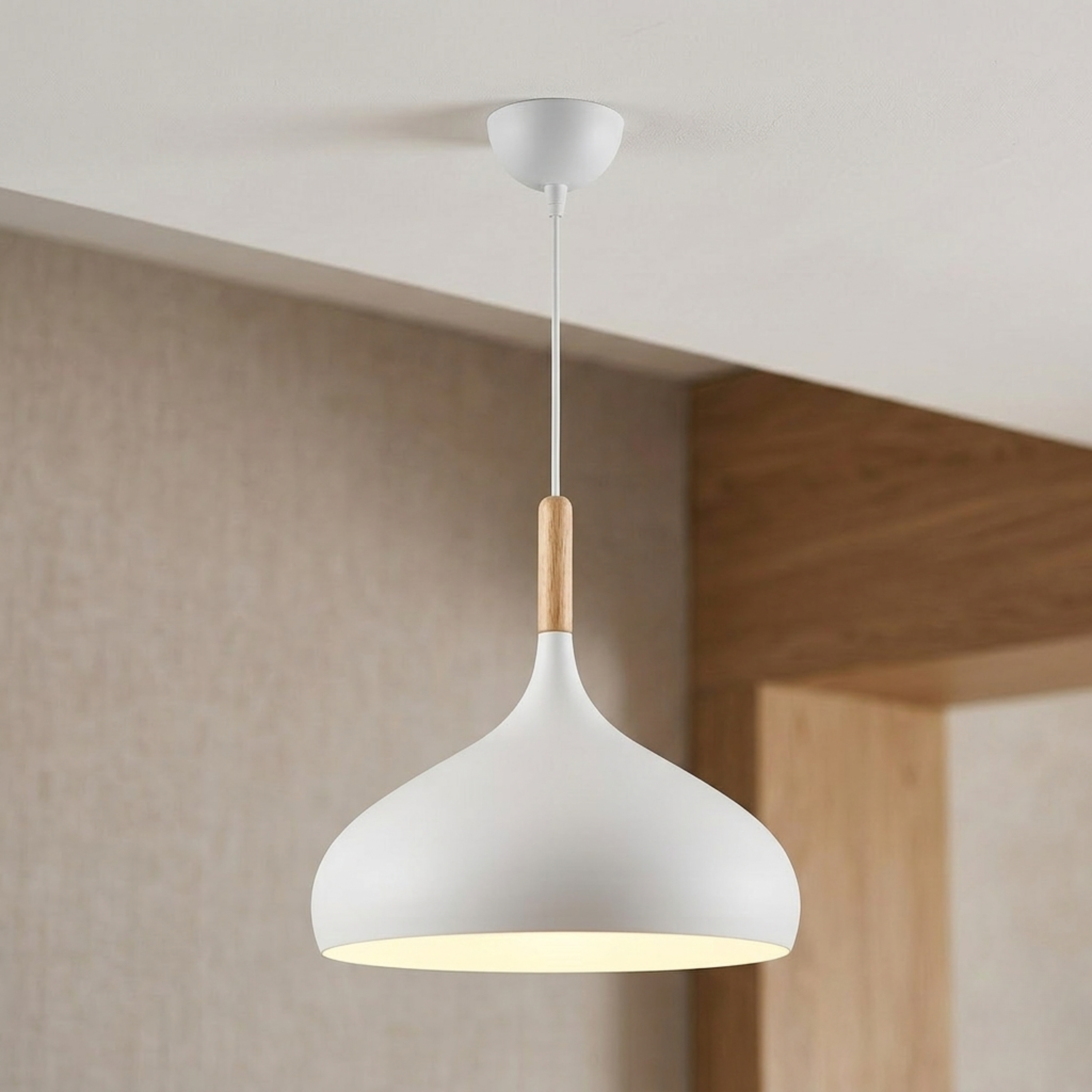 Nordische Farbige LED Pendelleuchte