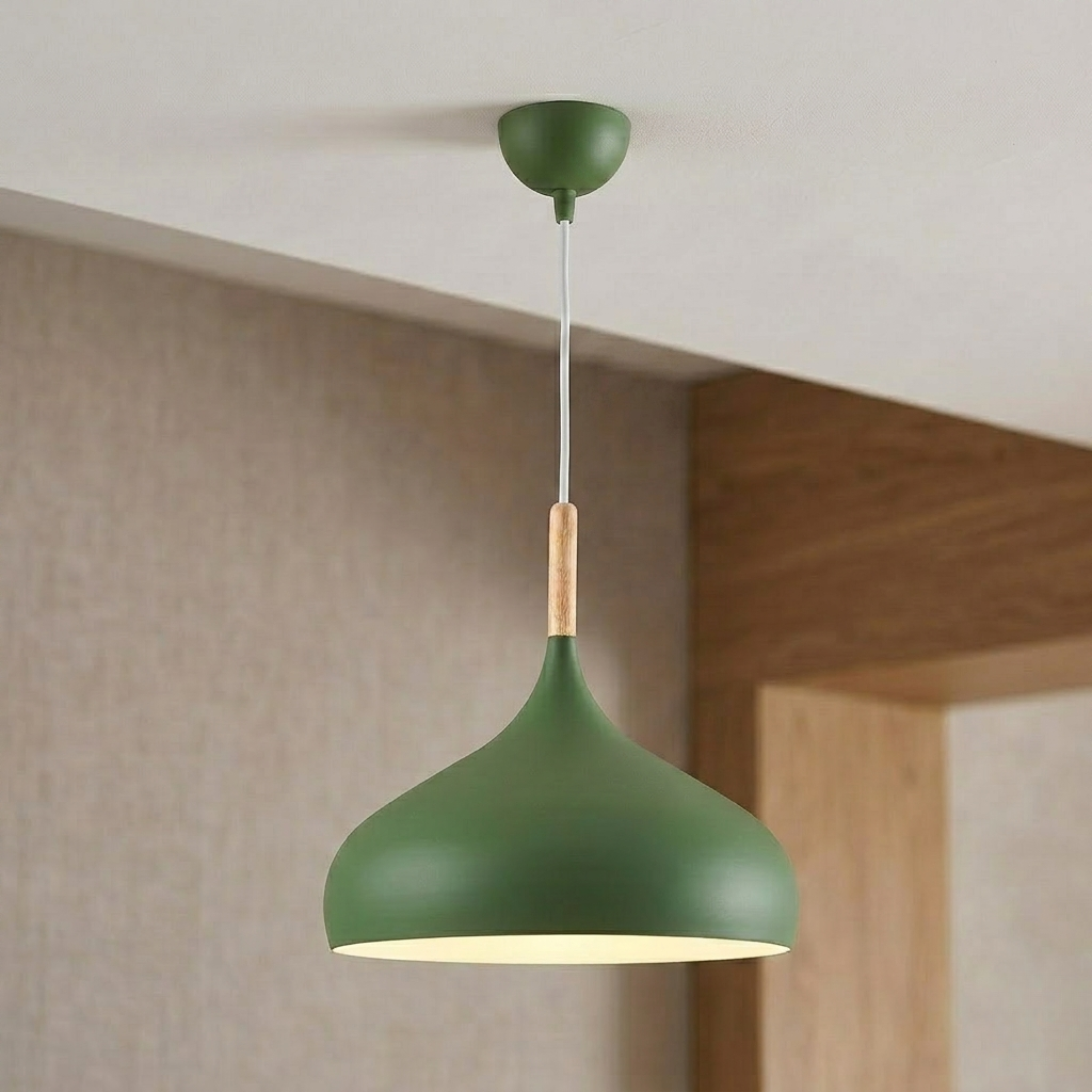 Nordische Farbige LED Pendelleuchte