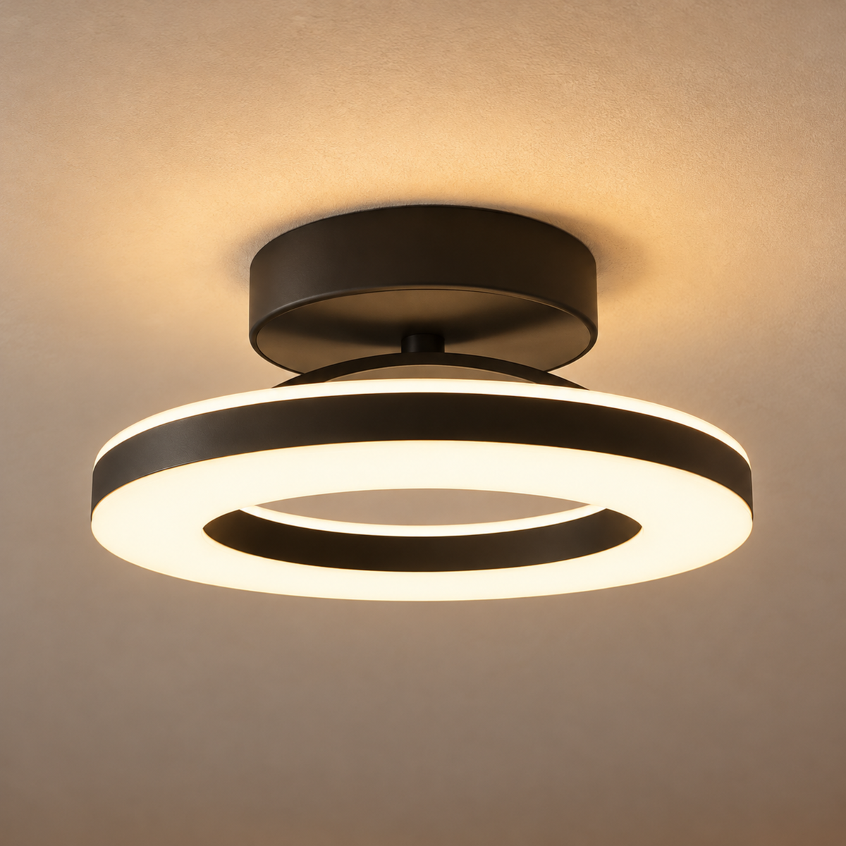 Elegante moderne LED Ringdeckenleuchte