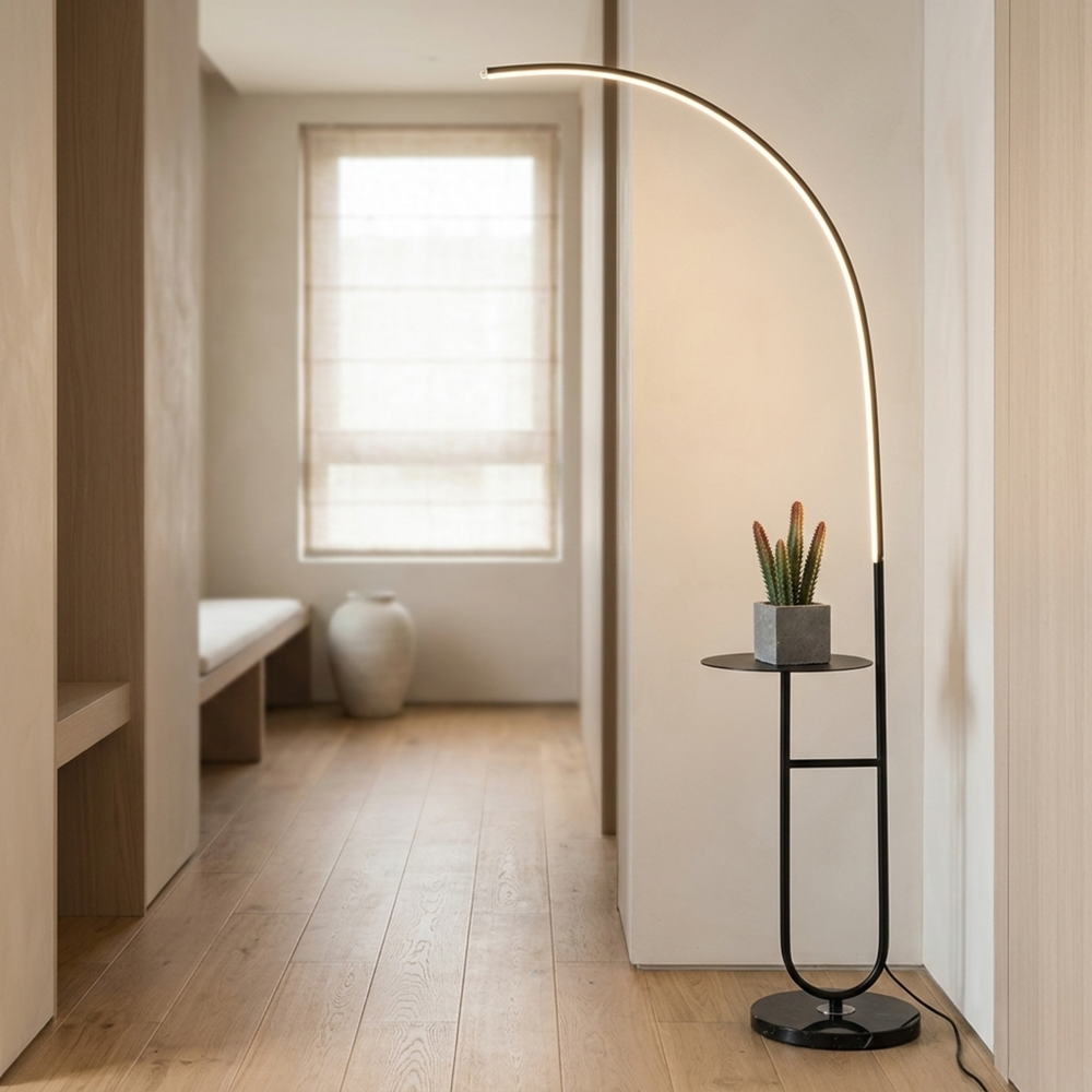 LED Eisen Stehlampe