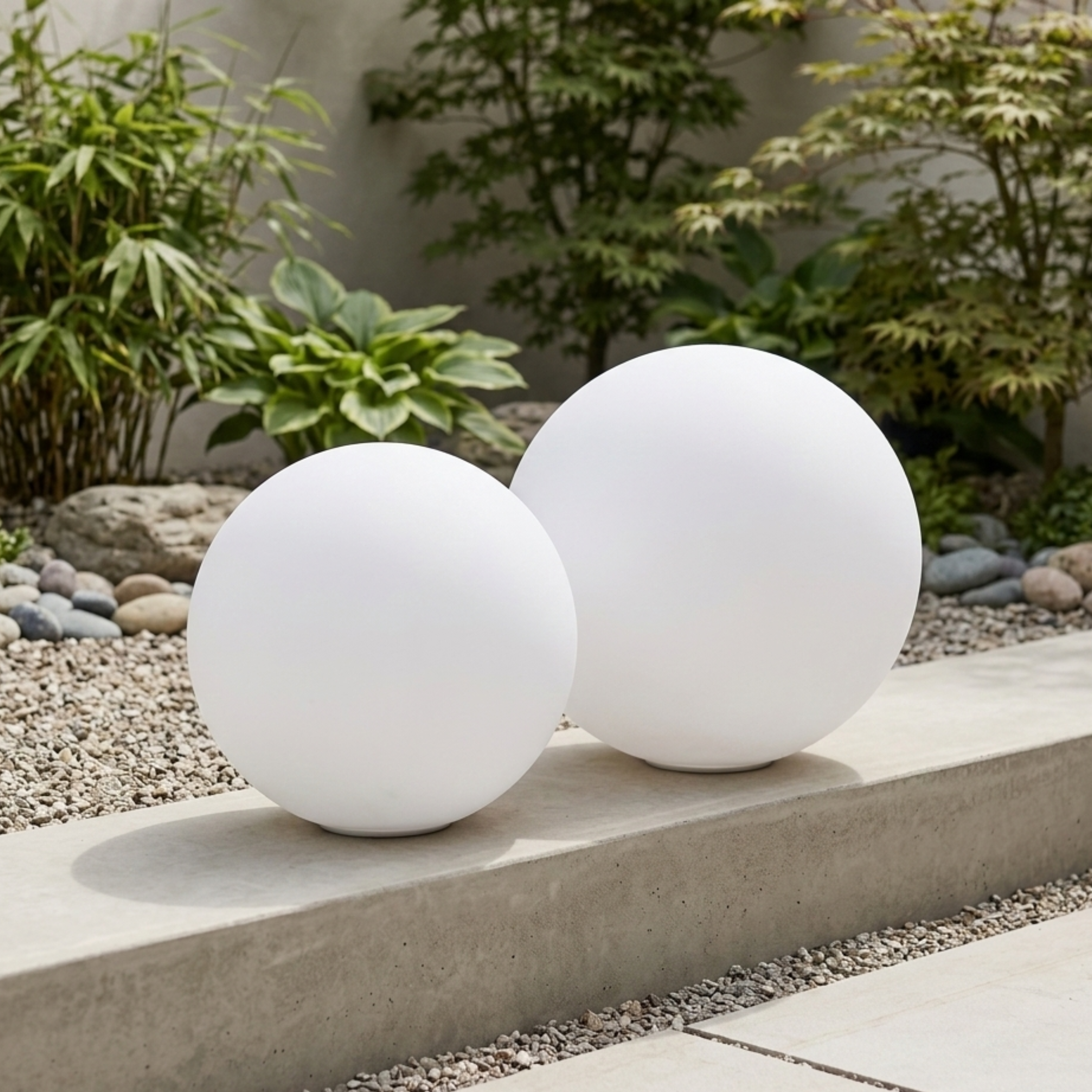 Moderne Kreis Außenlampe