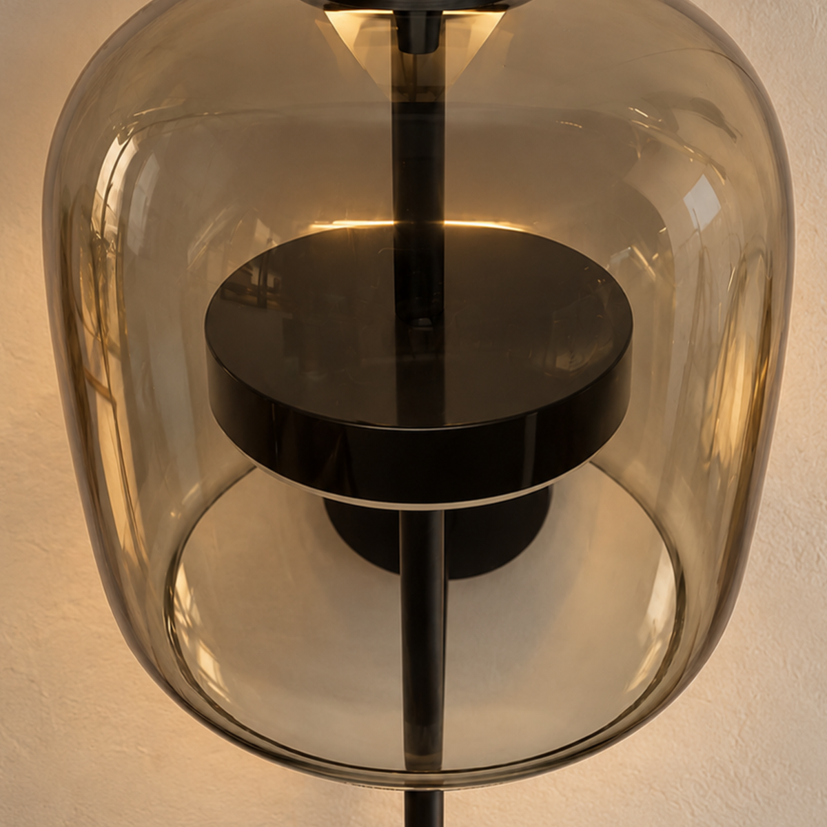 Nordische Glas Wandleuchte