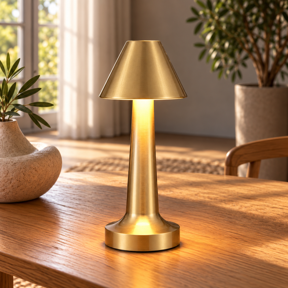 Moderne Kabellose Wiederaufladbare LED Tischlampe