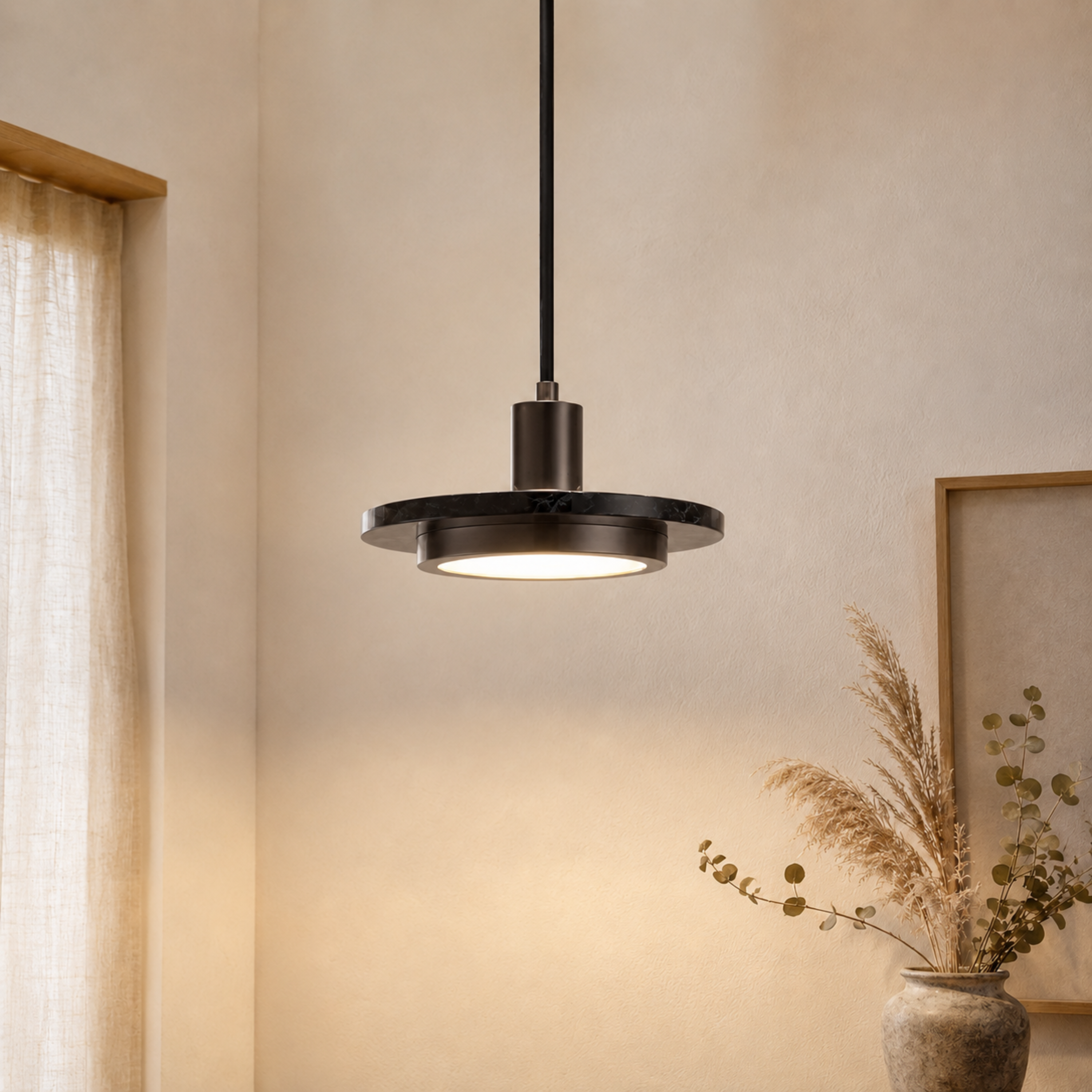 Moderne Glas LED Hängelampe