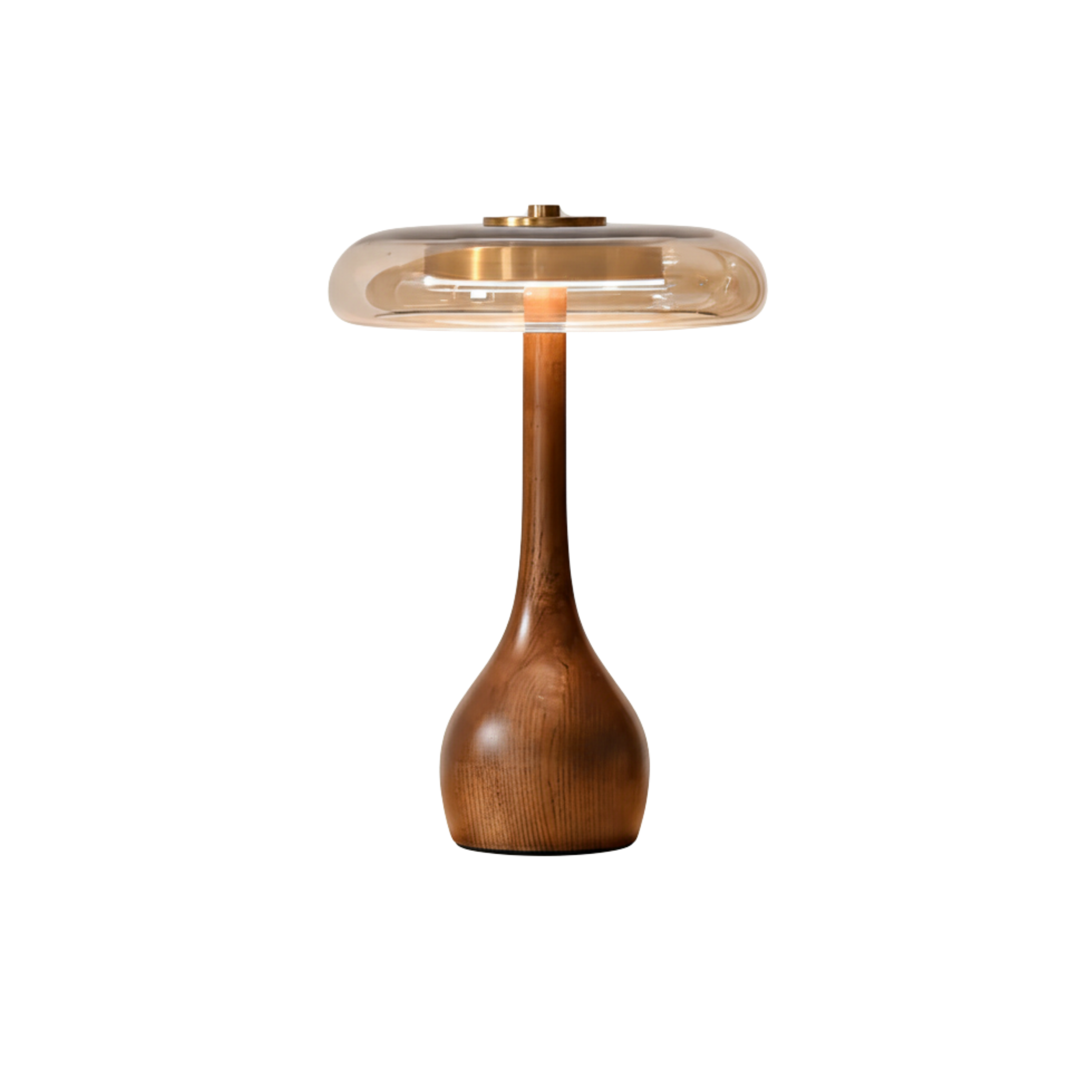 Elegante Glas LED Tischlampe