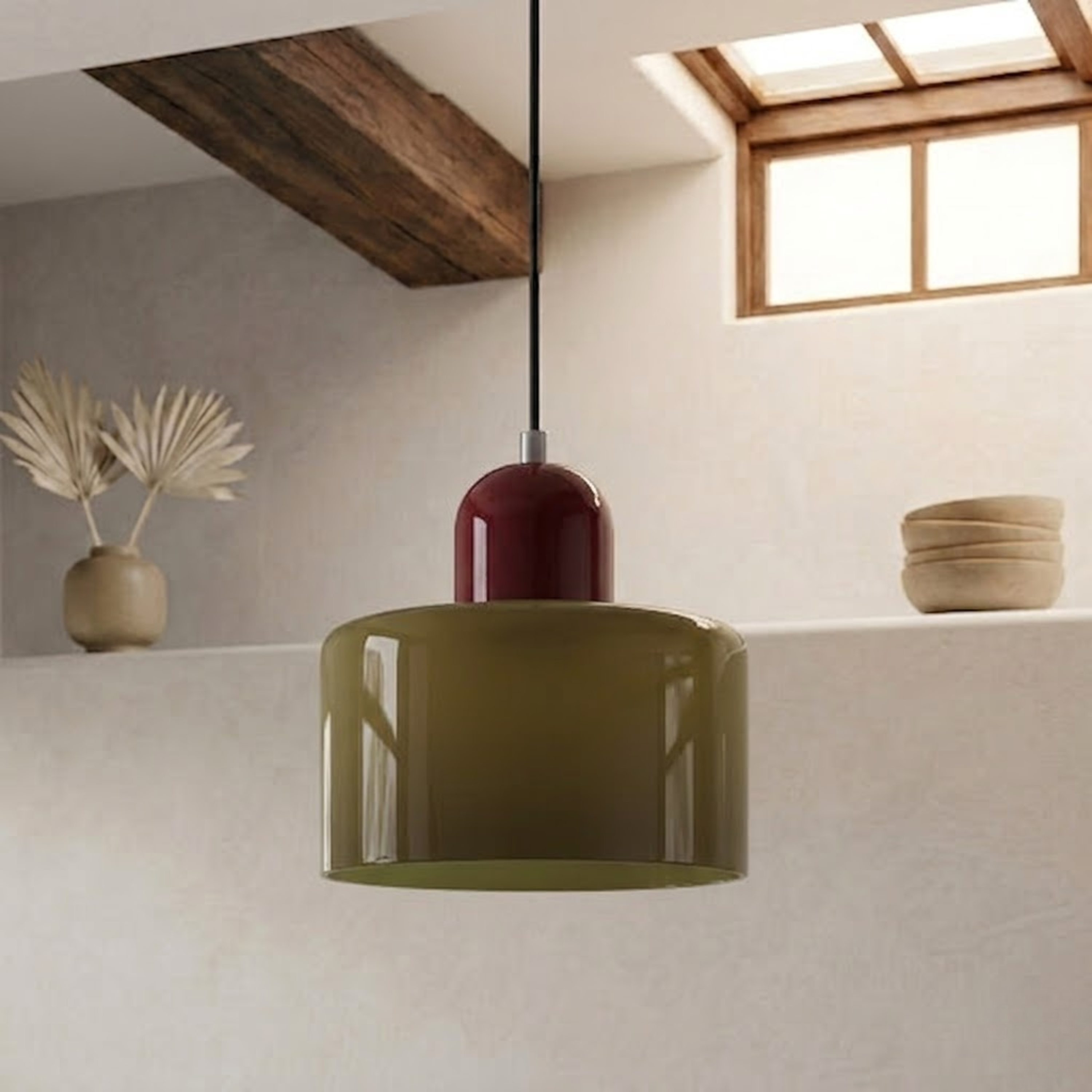 Pendelleuchte mit erweitertem Halo Design