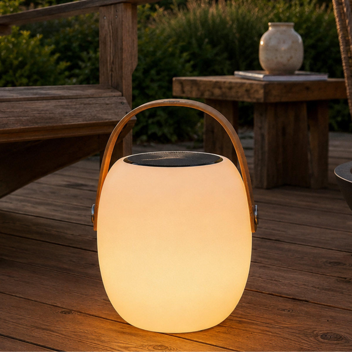 Tragbares LED-Solar-Außenlicht