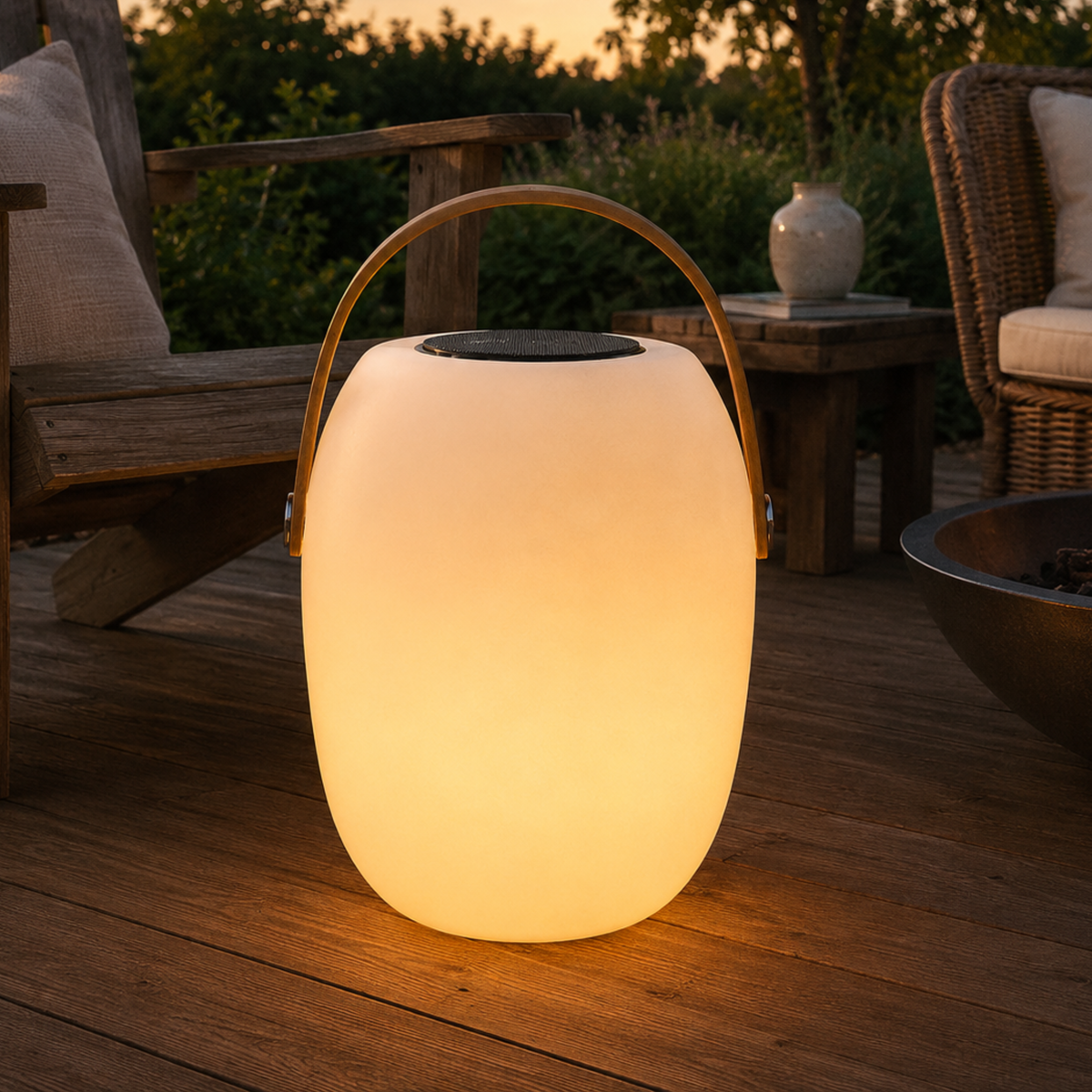 Tragbares LED-Solar-Außenlicht