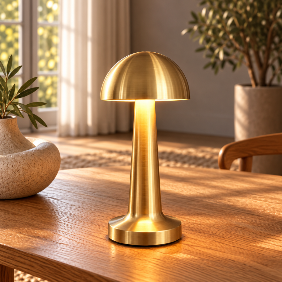 Moderne Kabellose Wiederaufladbare LED Tischlampe