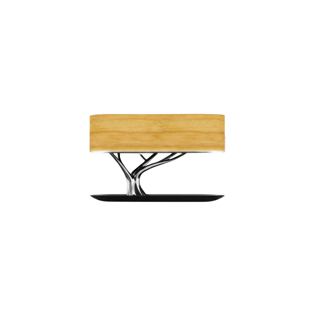 Massivholz Baumdesign Tischlampe mit Touch-Dimmung