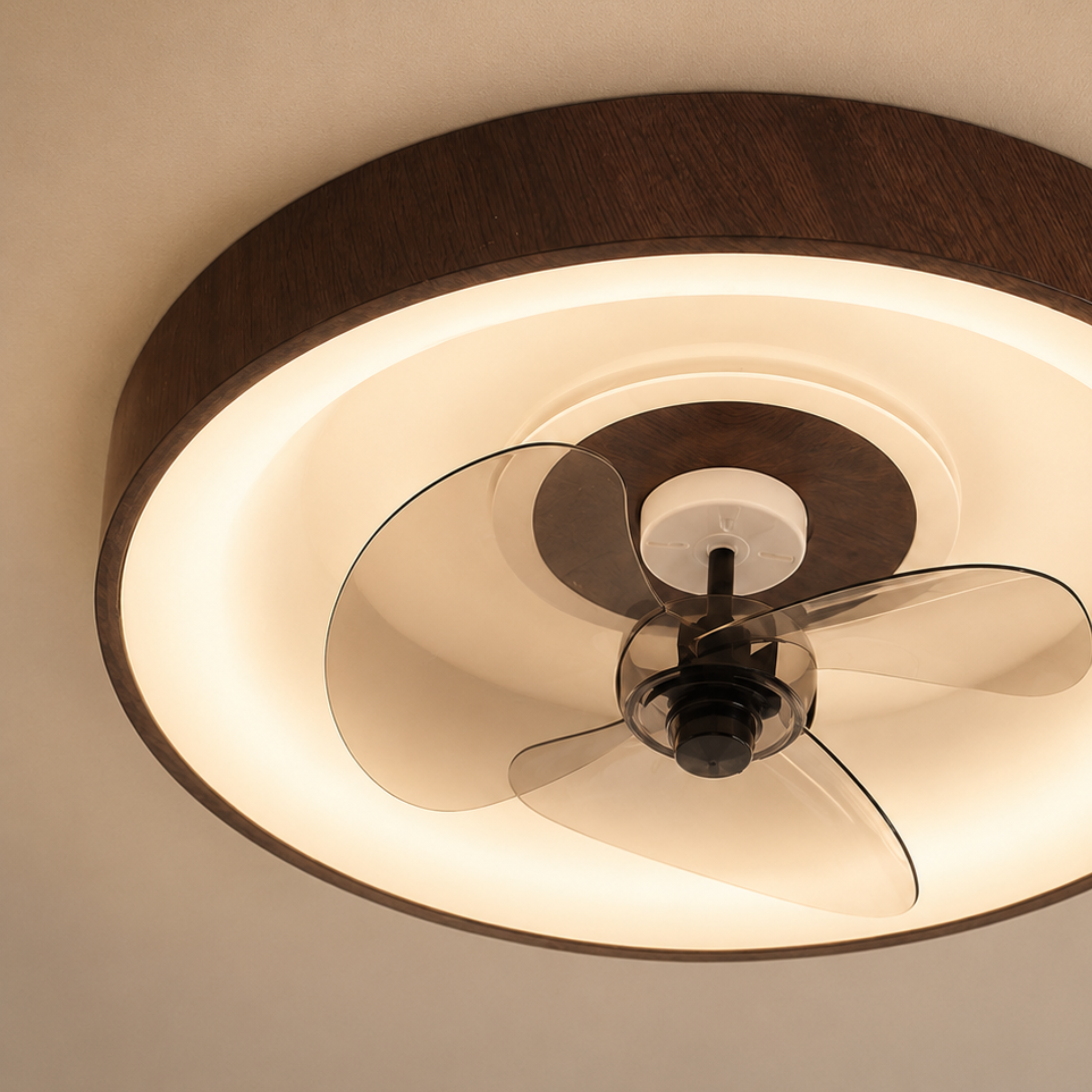 Moderne Minimalistische LED Ventilator Deckenleuchte