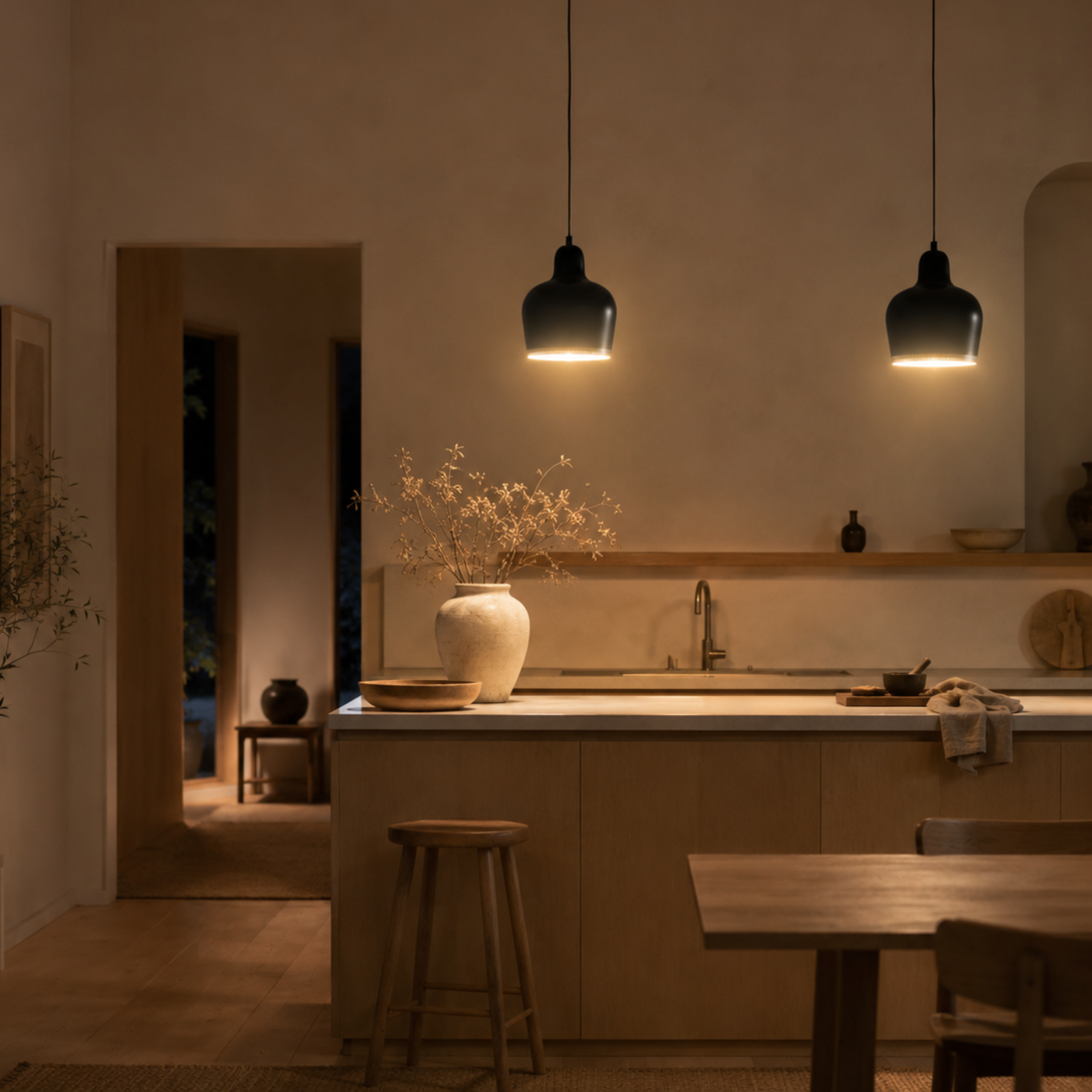 Moderne LED Innen Pendelleuchte