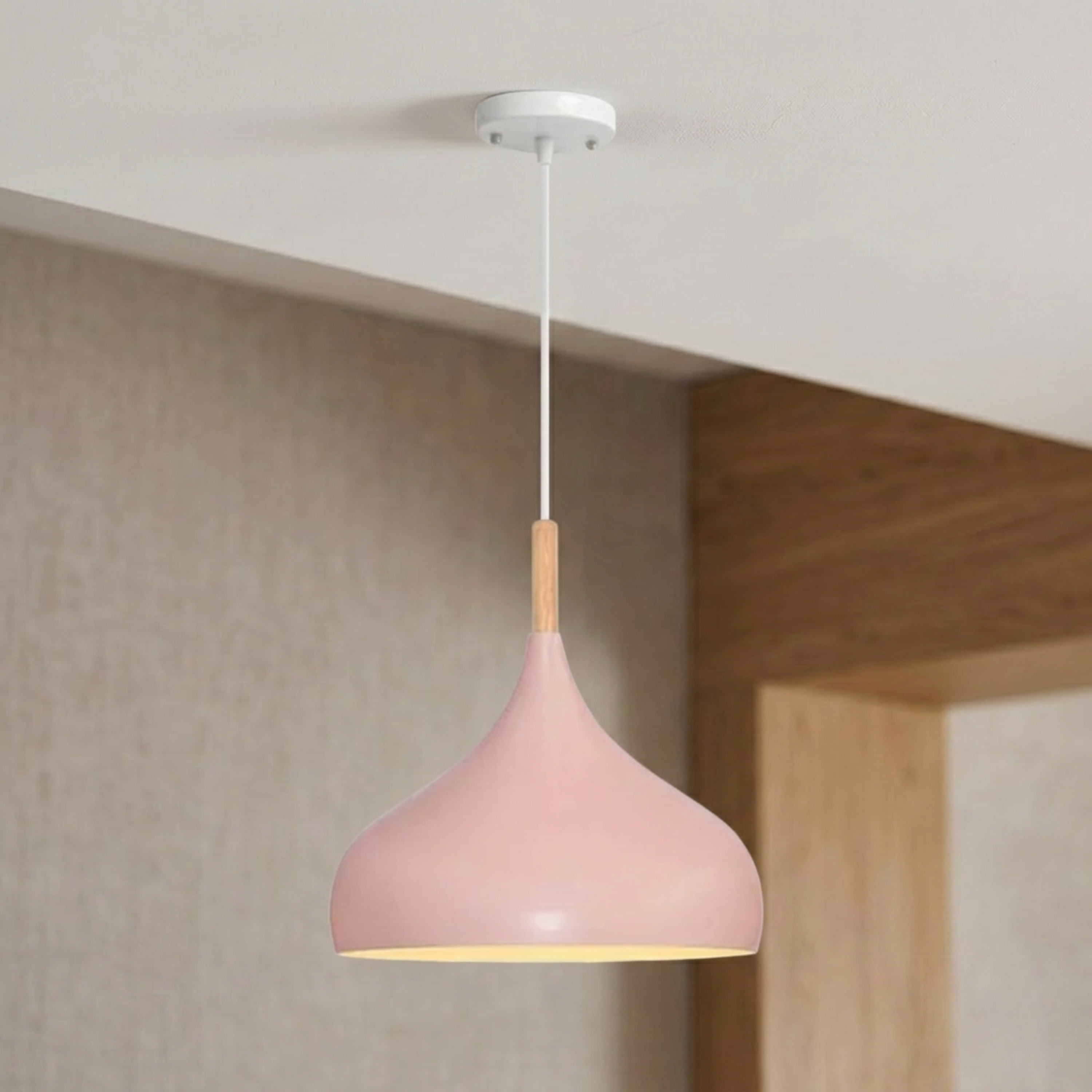 Nordische Farbige LED Pendelleuchte