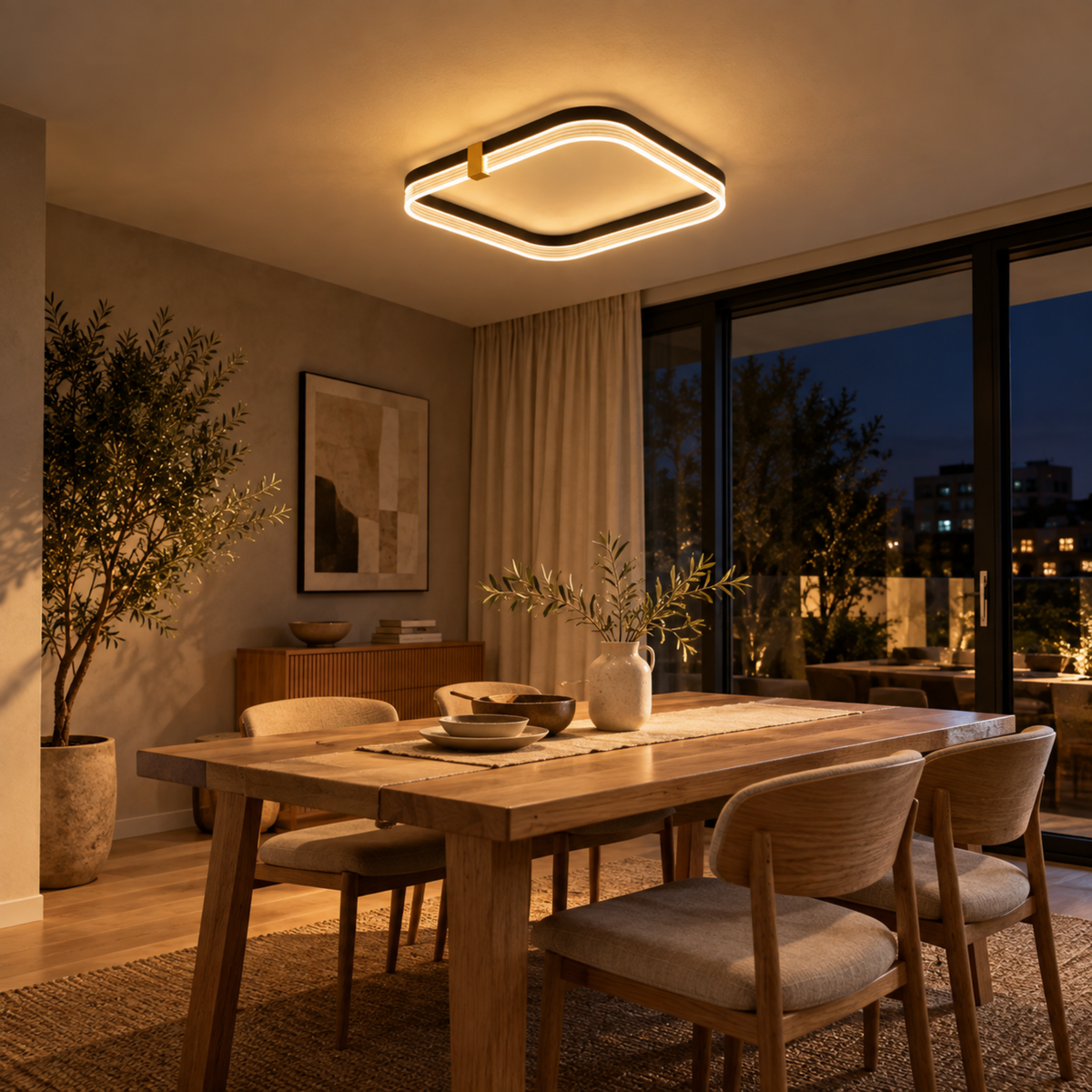 Moderne LED Innenraum Kronleuchter Deckenlampe