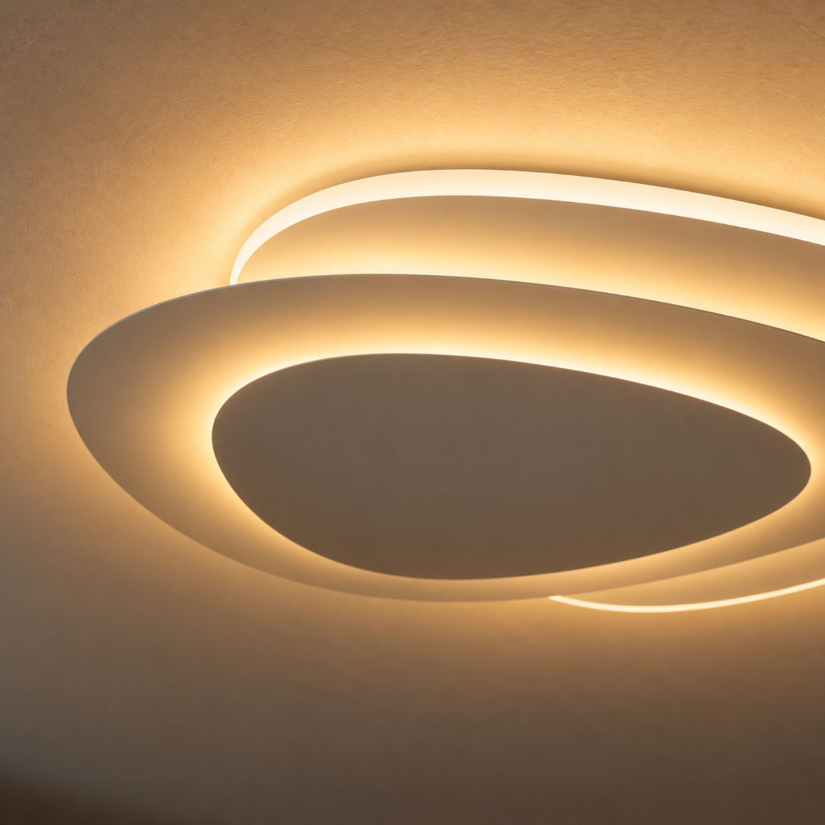Moderne Minimalistische Ovale LED Deckenleuchte