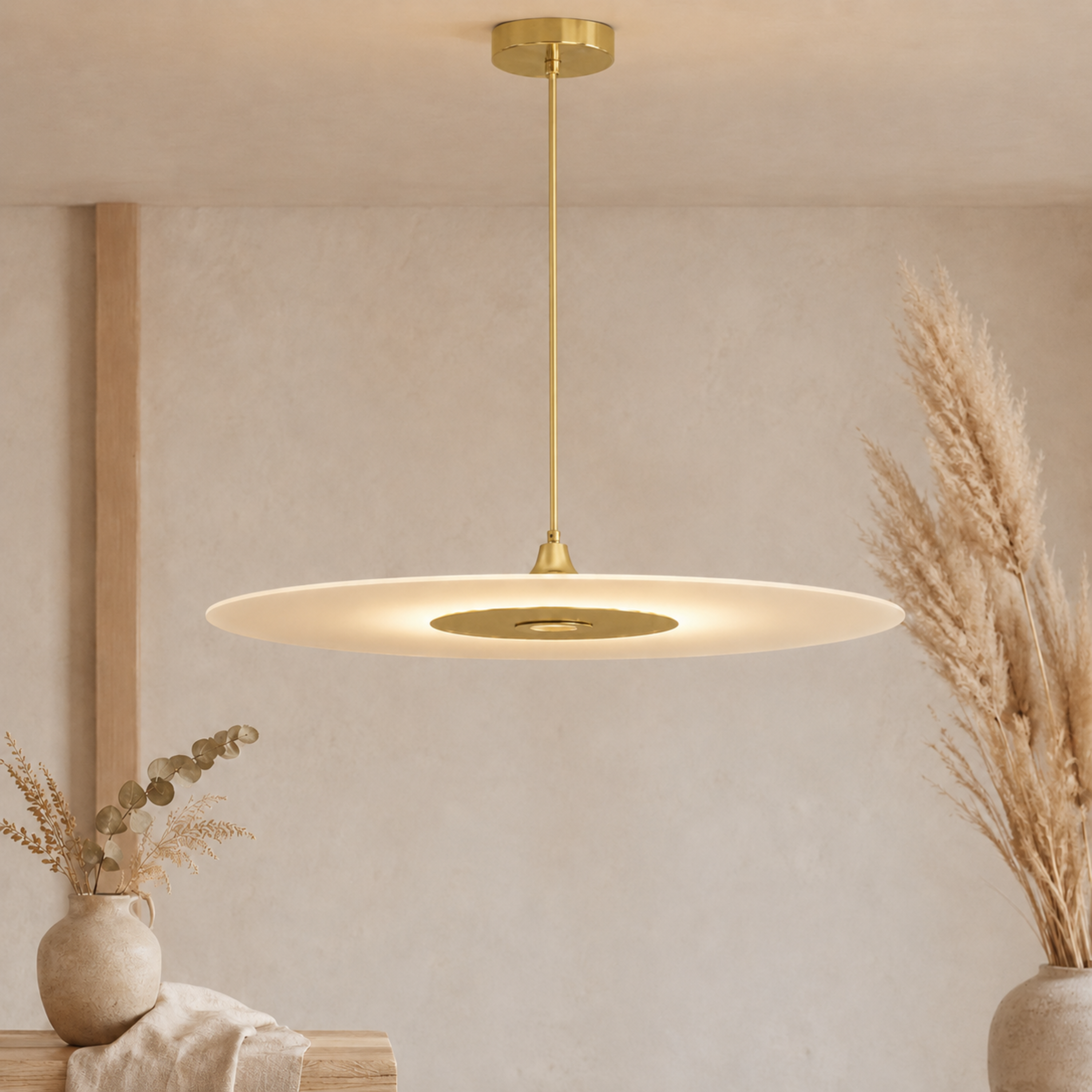 Moderne Schlichte LED Pendelleuchte