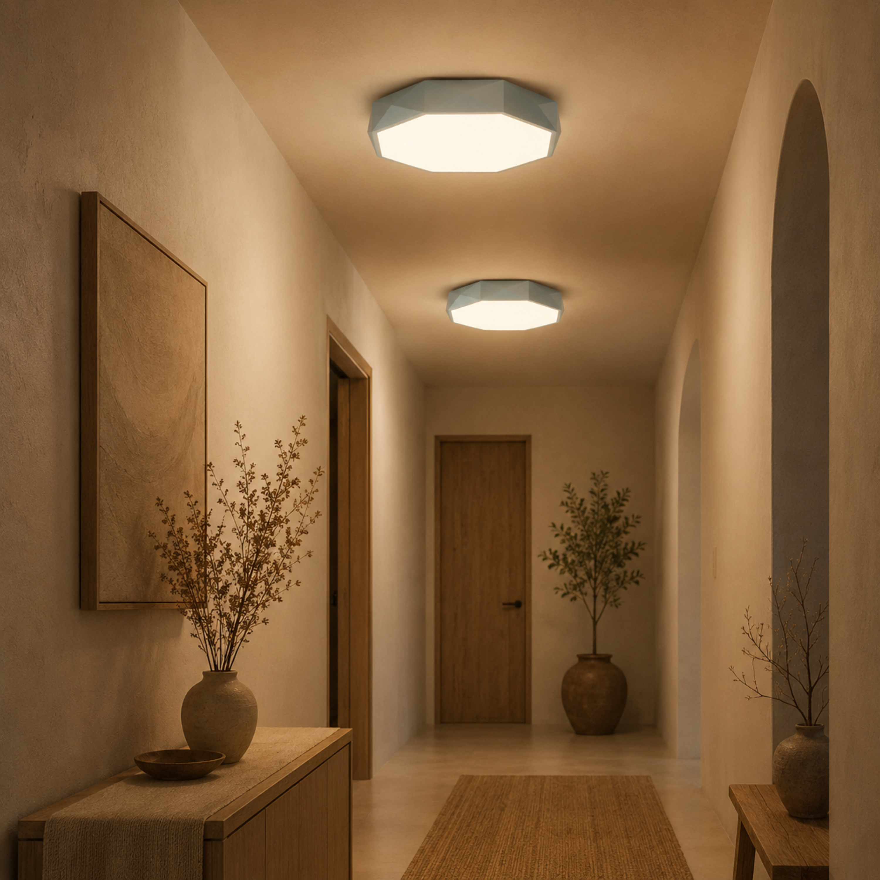 Moderne Abstrakte Skandinavische LED Deckenleuchte