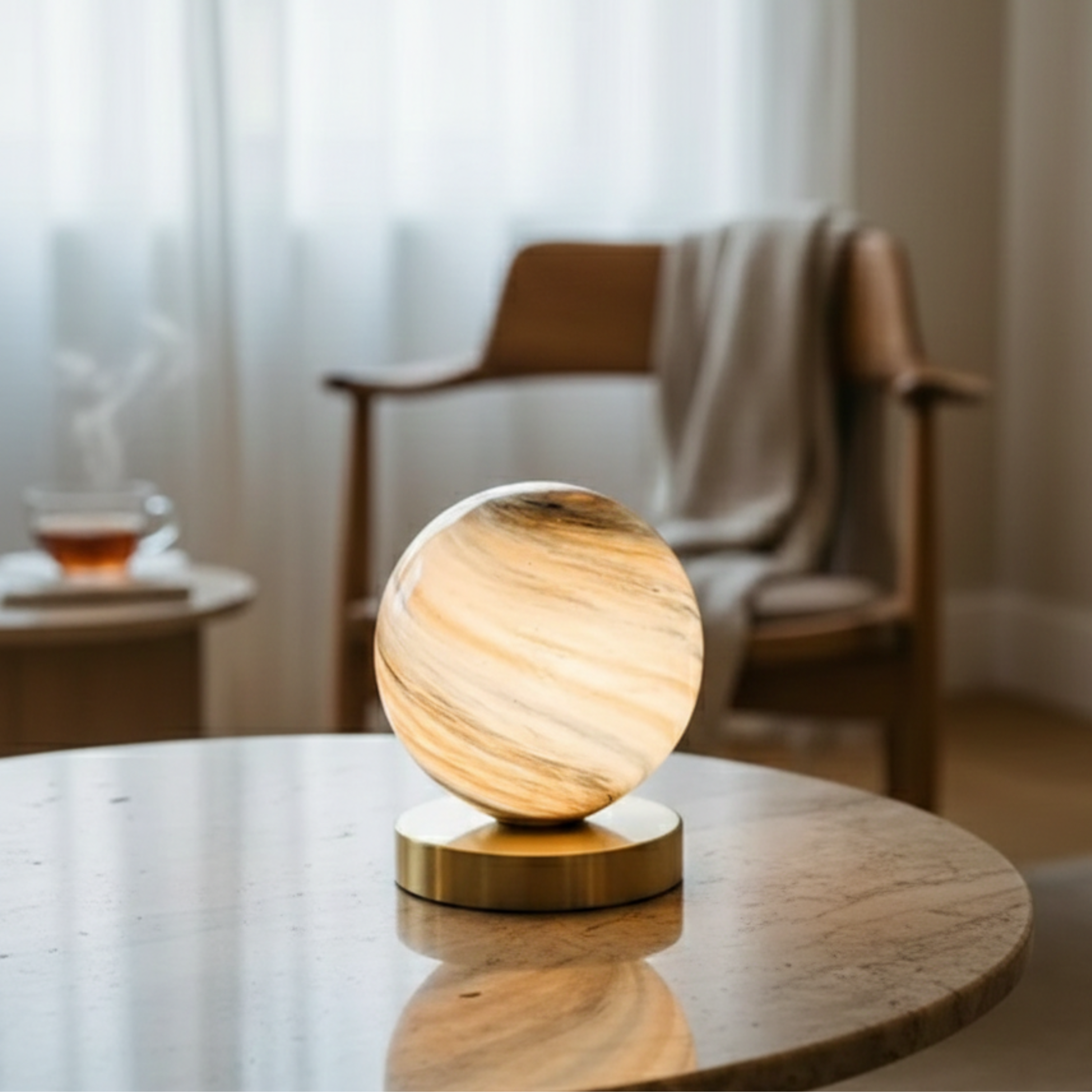 Stilvolle Planetarische Tischlampe