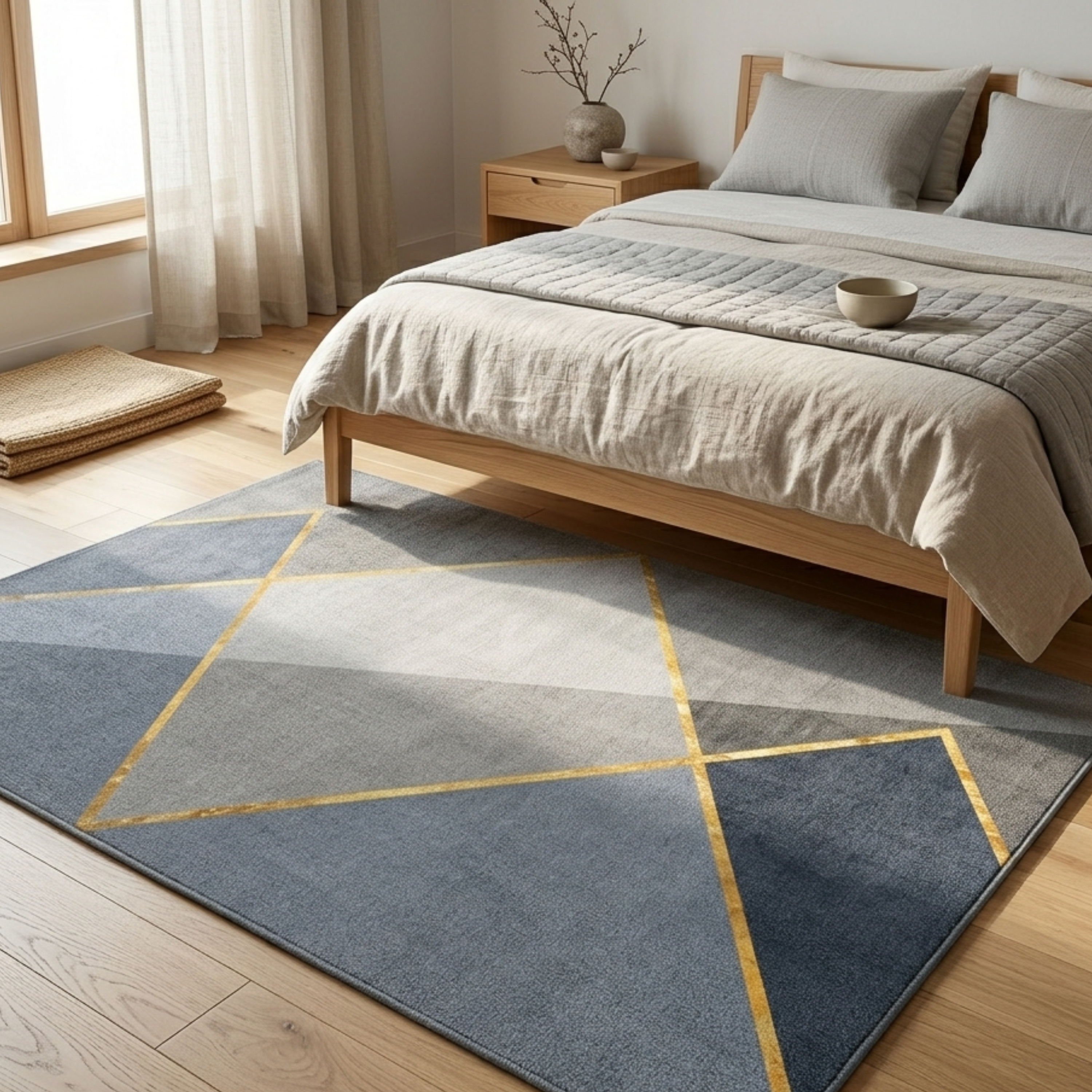 Moderner Geometrischer Innen Teppich