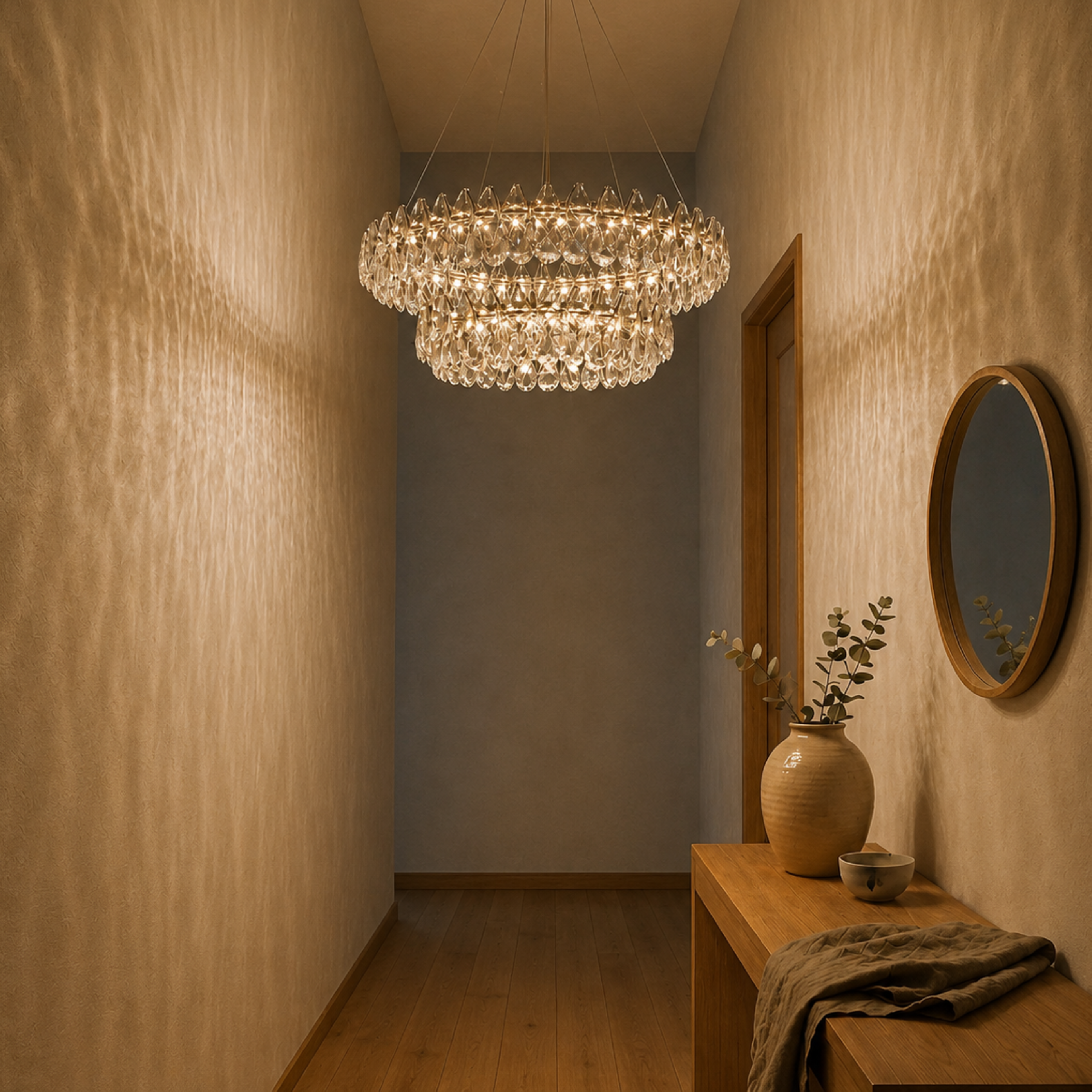Kristall Design Hängelampe