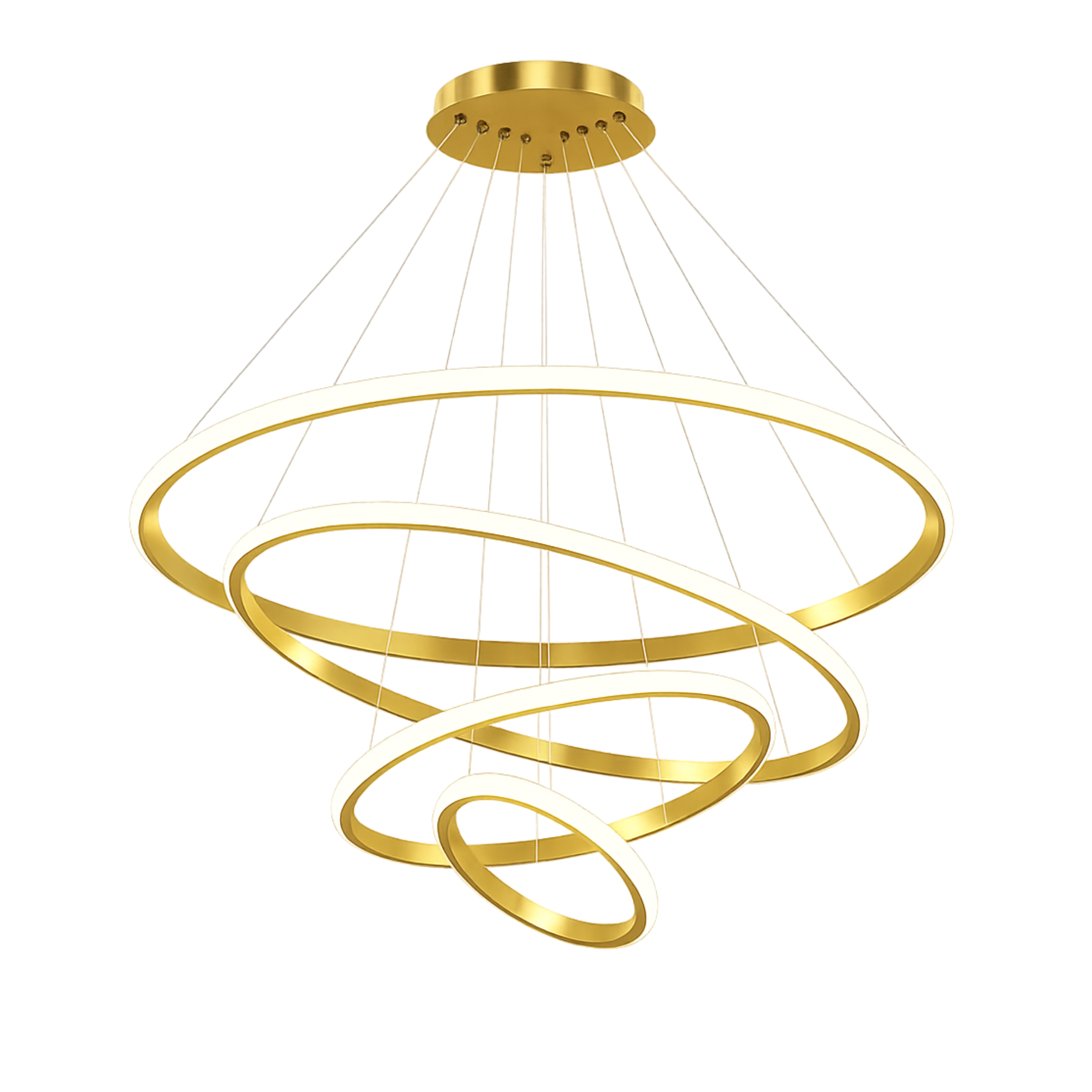 Moderner LED Ring Kronleuchter