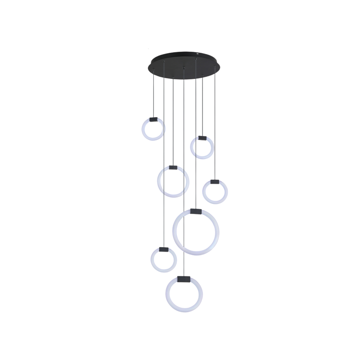 LED Pendelleuchte mit 7/10 Ringen