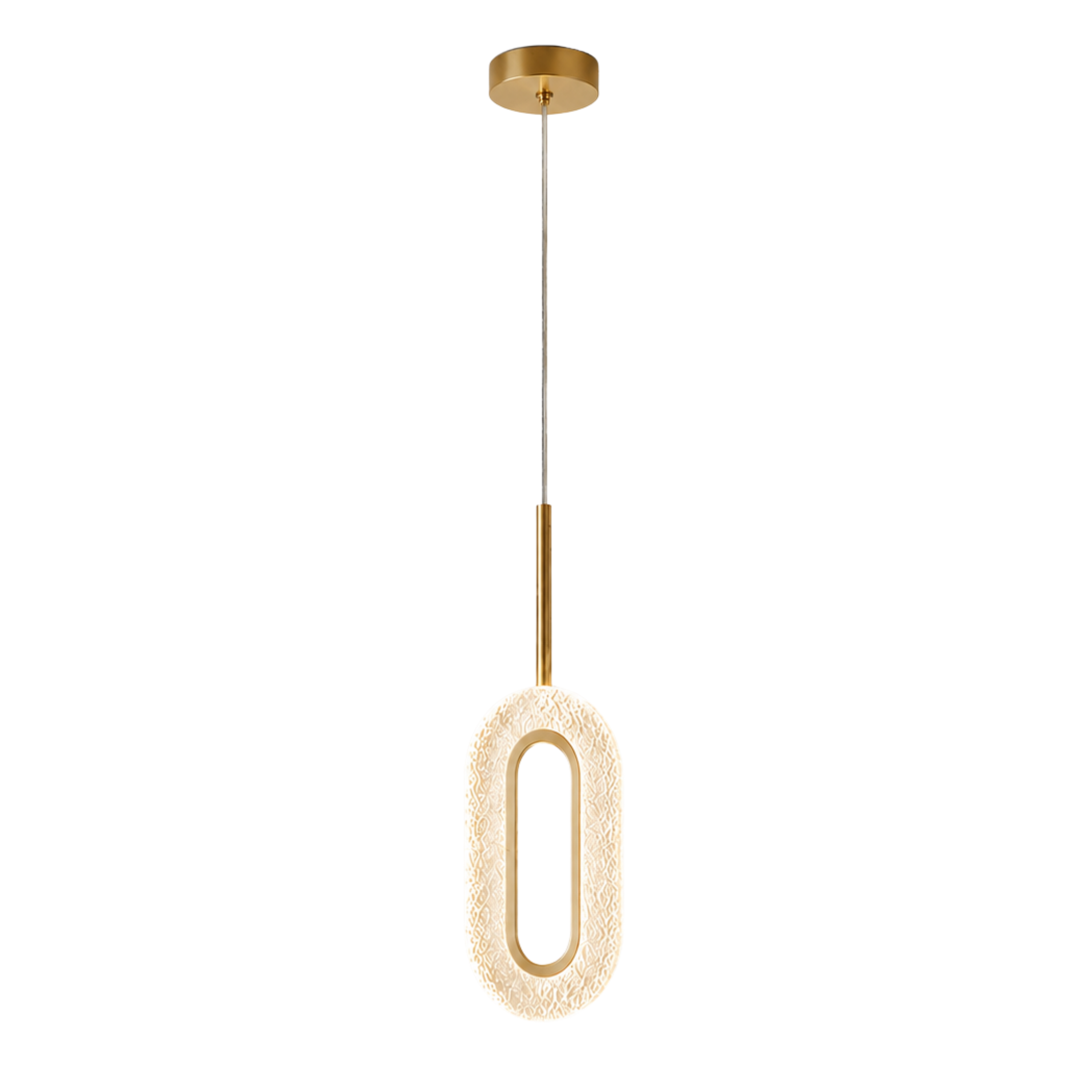 Moderne Kristall LED Innen Pendelleuchte