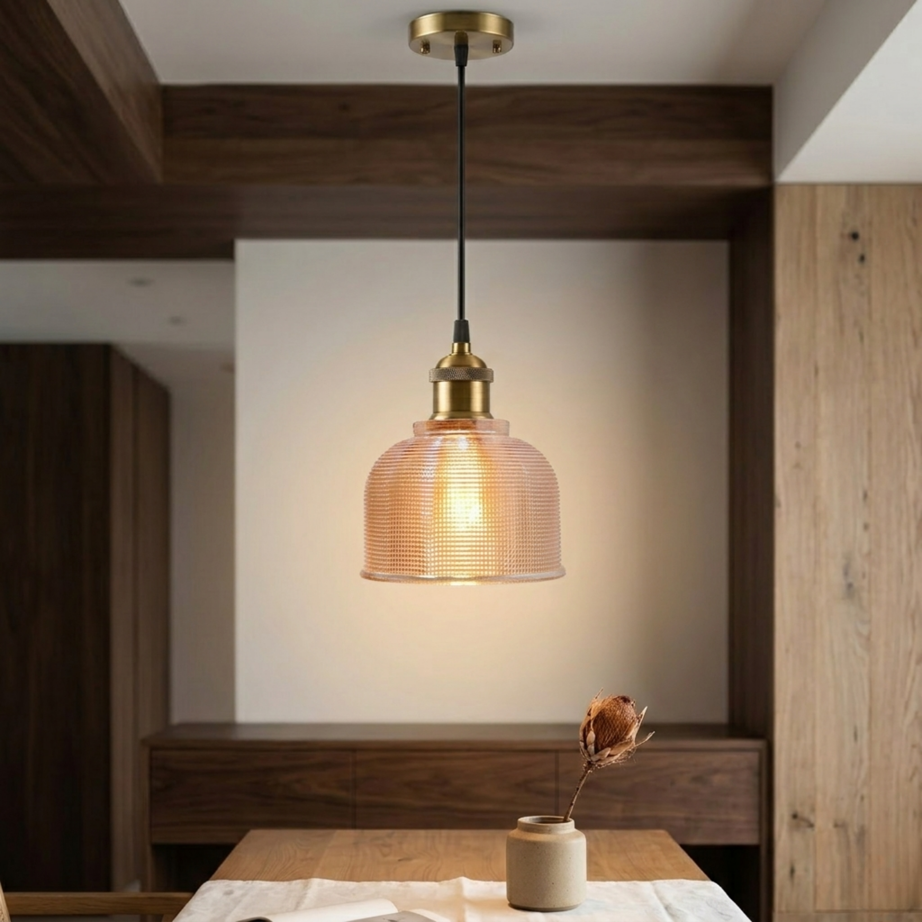 Moderne Glas Pendelleuchte mit Kreativem Design